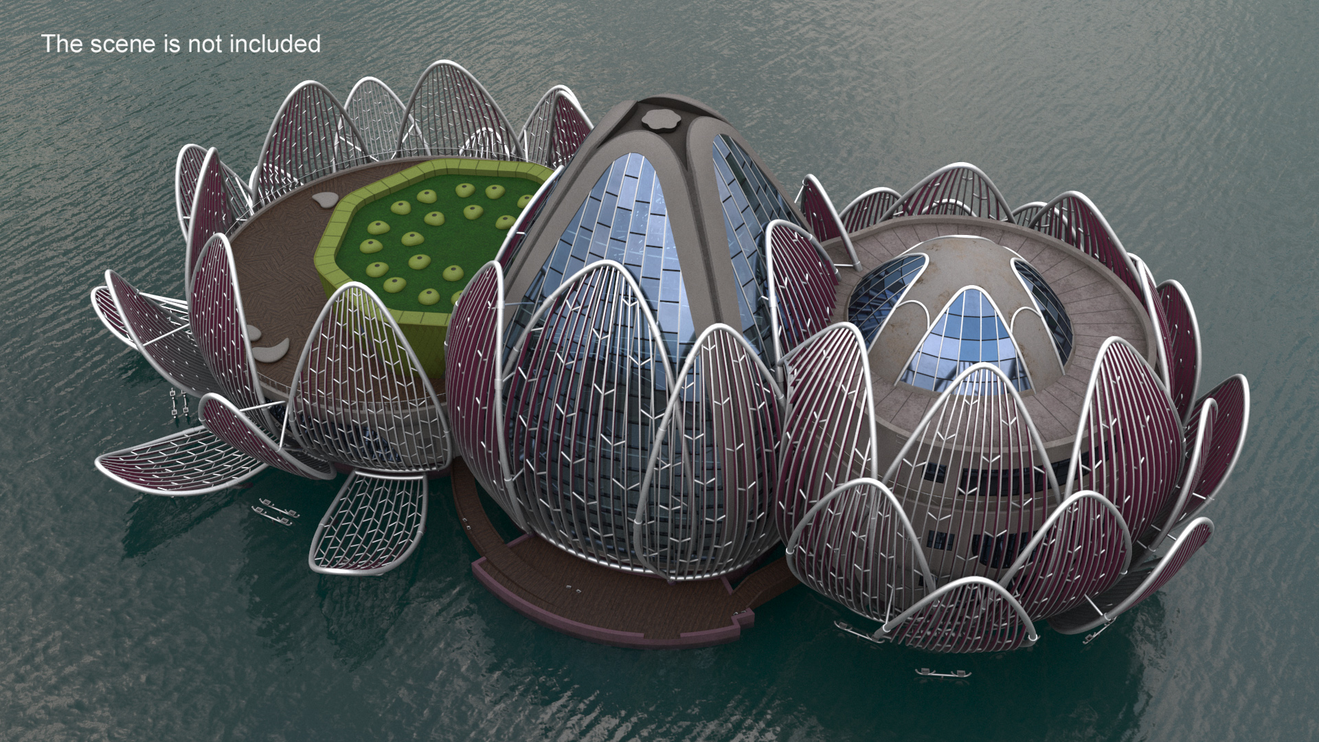 3D model Lotus Building Wujin