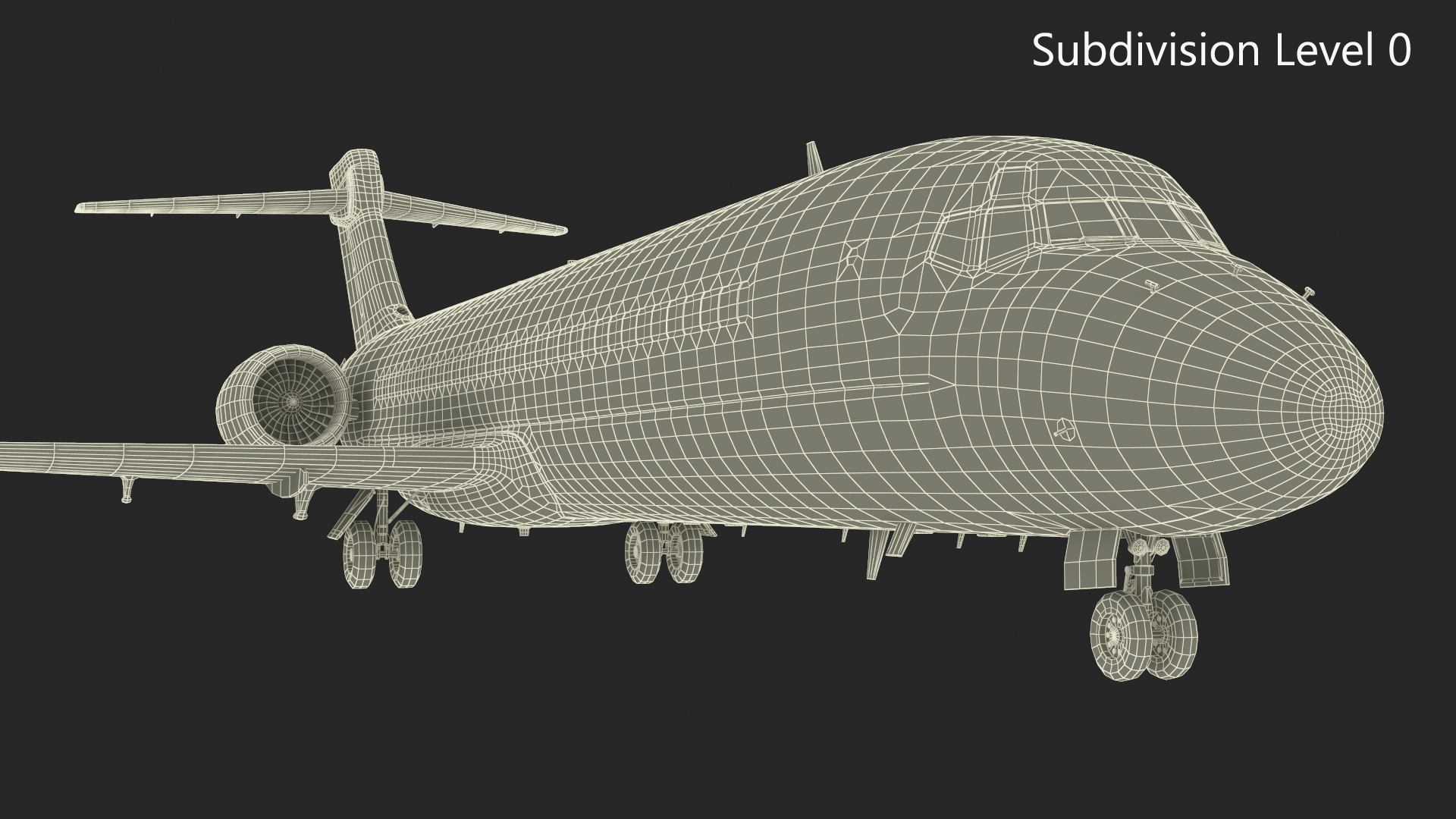 QantasLink Boeing 717-200 Aircraft 3D model