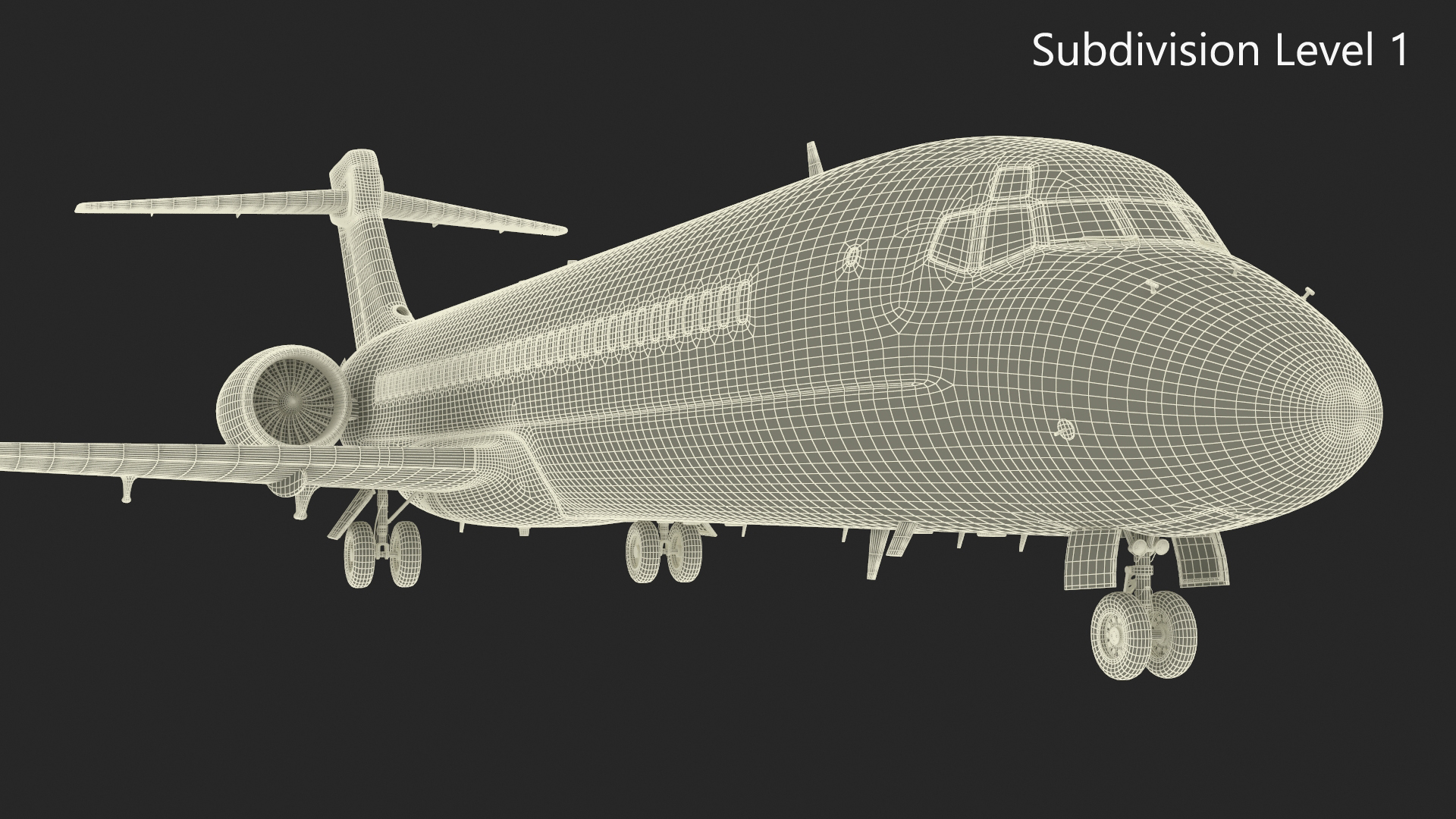 QantasLink Boeing 717-200 Aircraft 3D model
