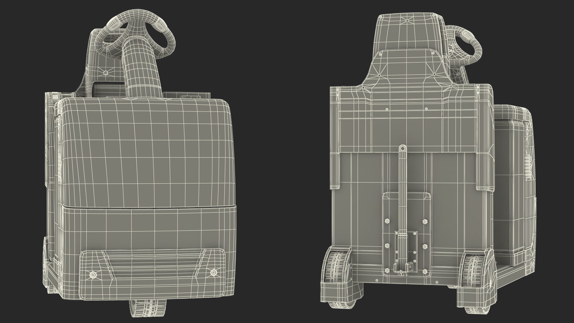 Tow Tractor Dirty 3D