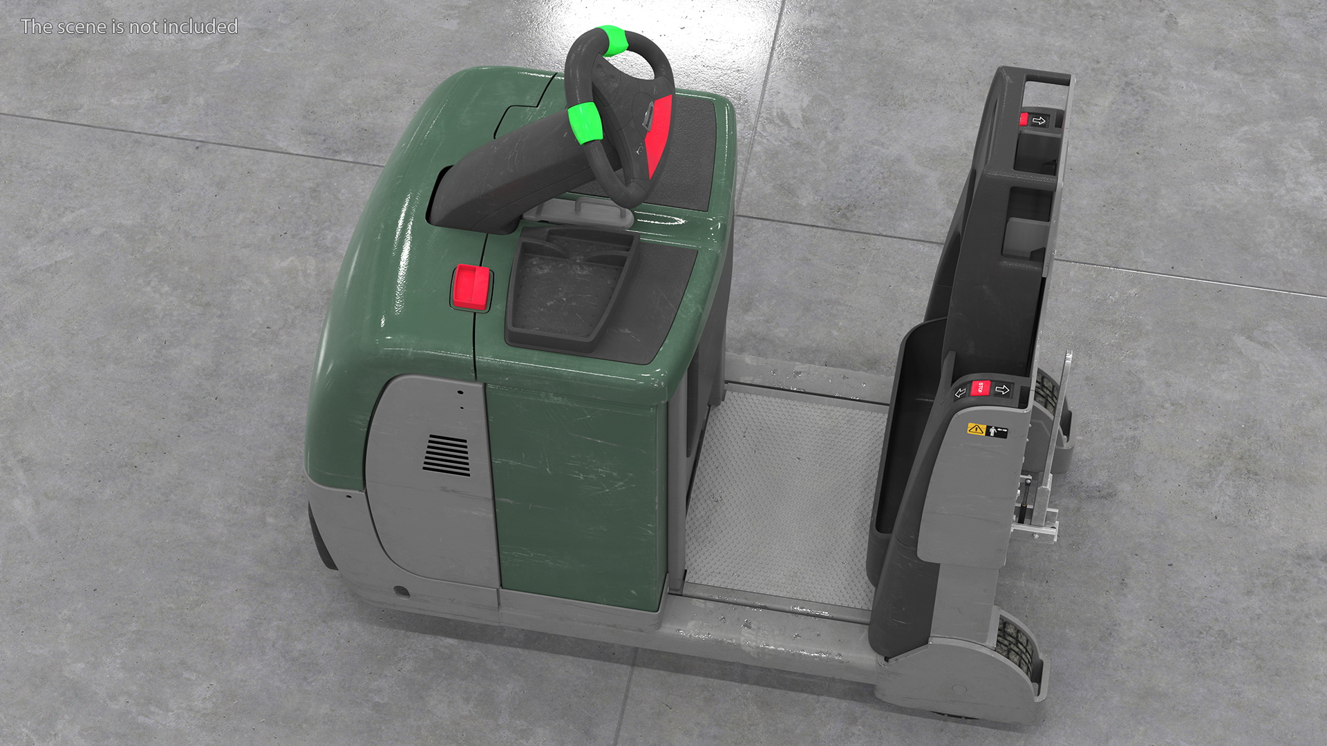 Tow Tractor Dirty 3D