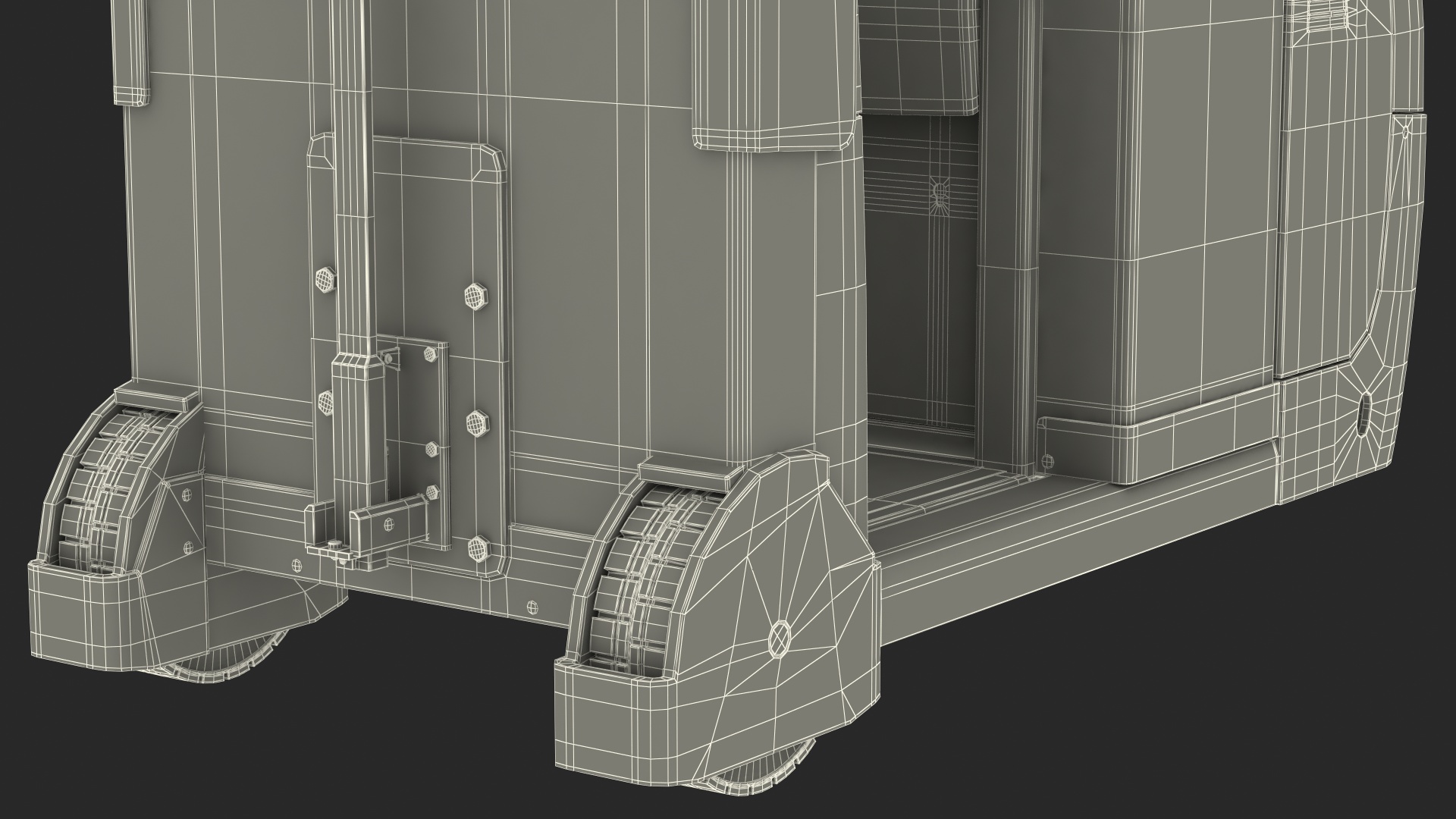 Tow Tractor Dirty 3D