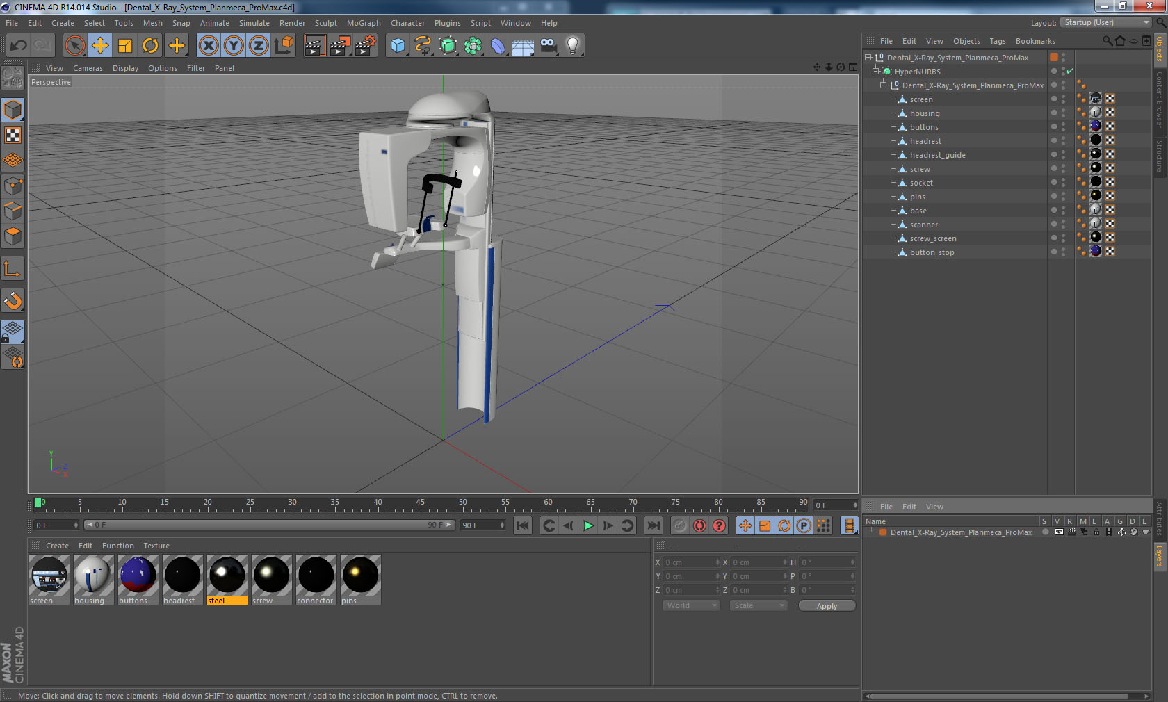 3D model Dental X Ray System Planmeca ProMax