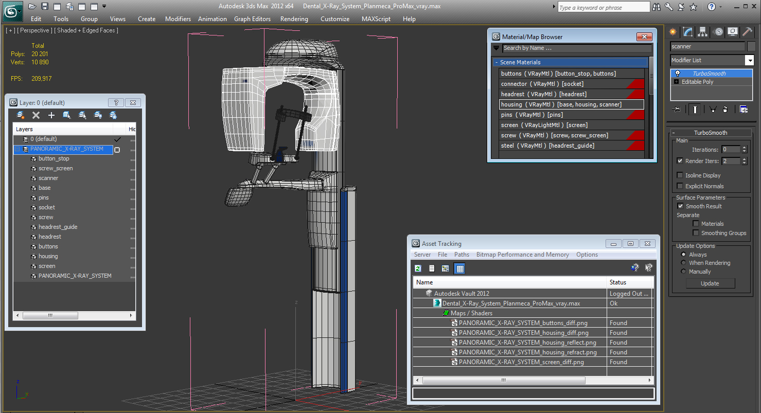 3D model Dental X Ray System Planmeca ProMax