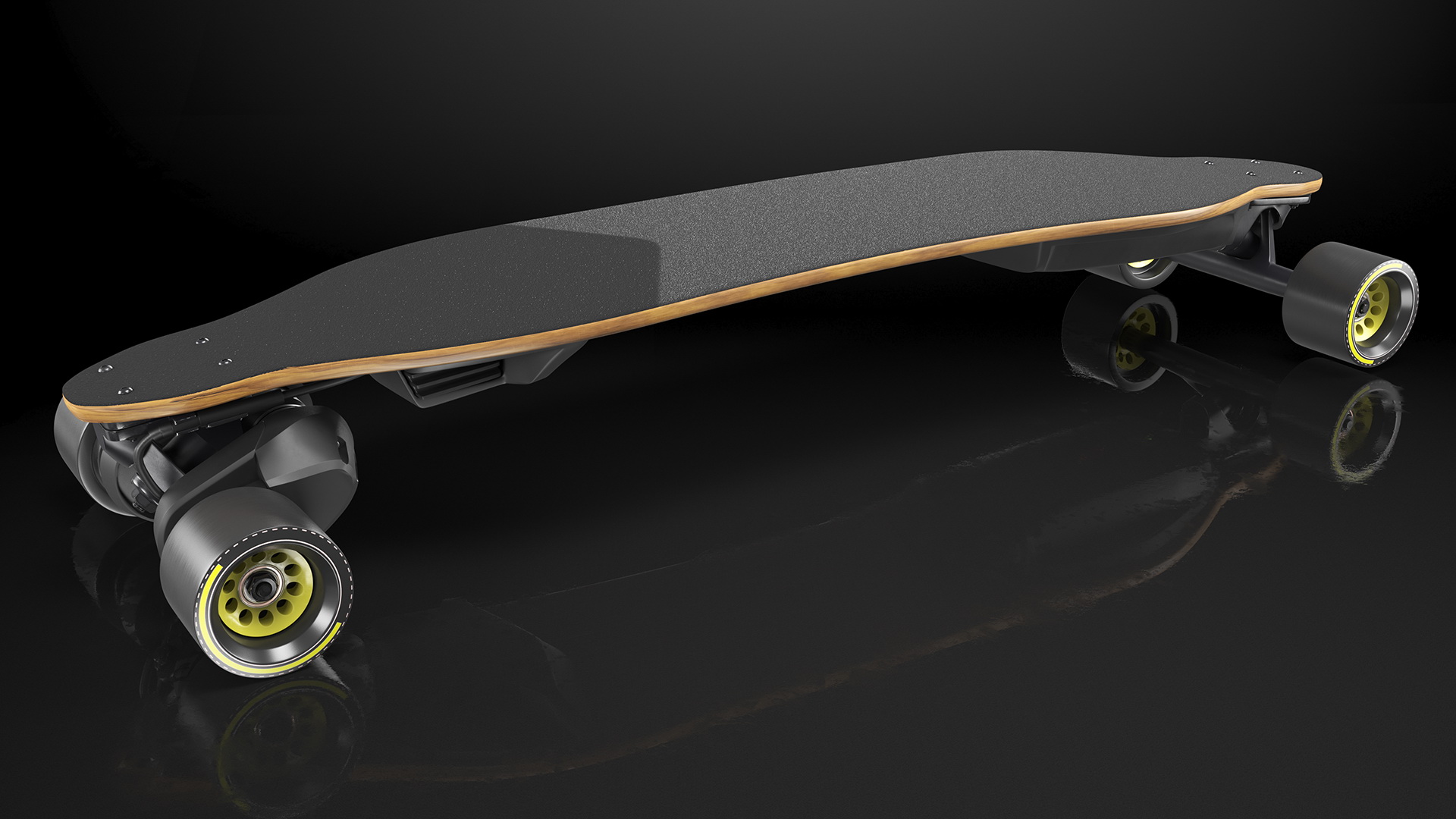 3D Electric Skateboard with Belt Drive Motor