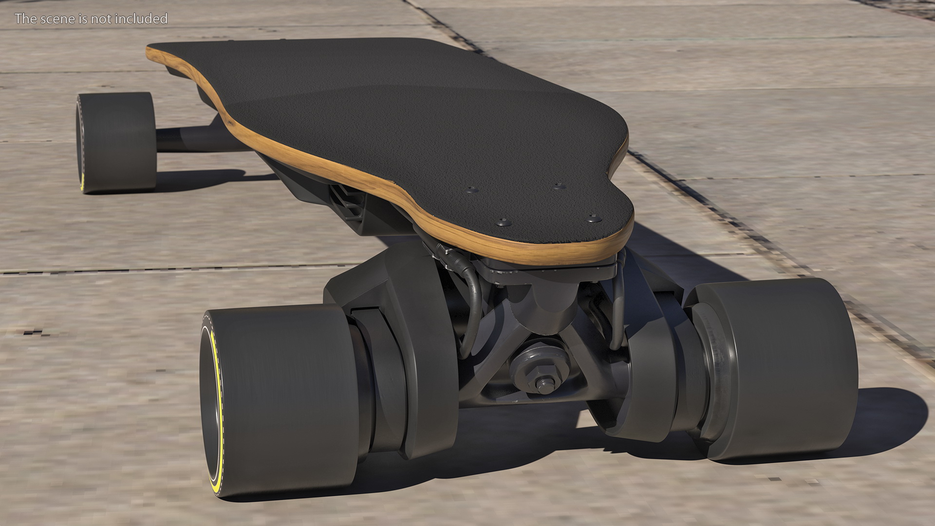 3D Electric Skateboard with Belt Drive Motor