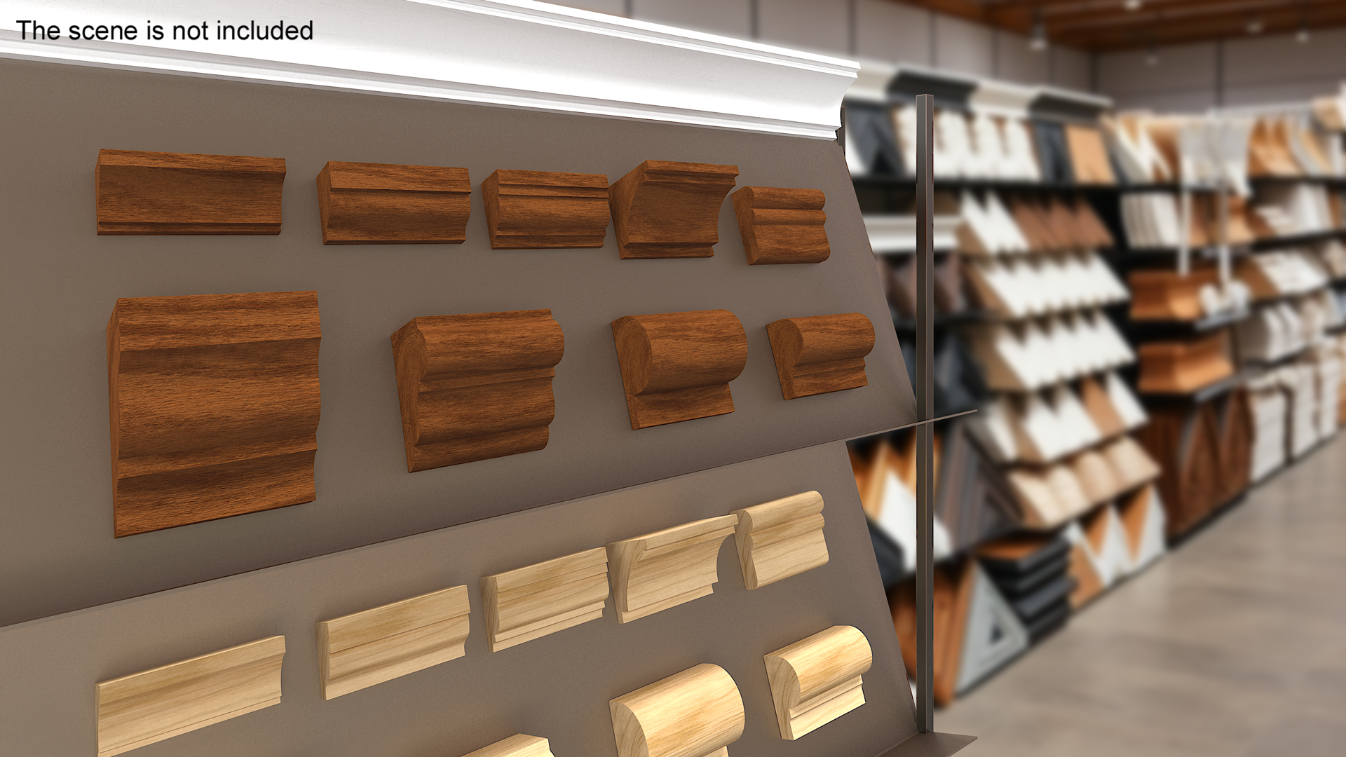 Set Molding Mahogany Part 1 3D