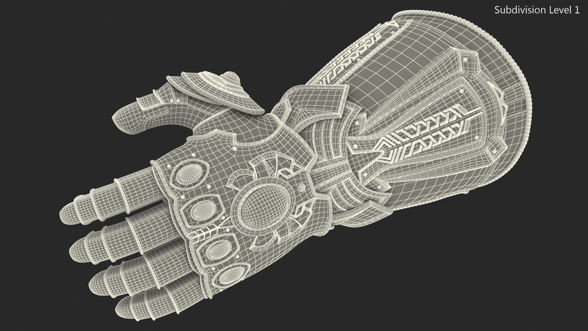 Infinity Gauntlet Glow 3D