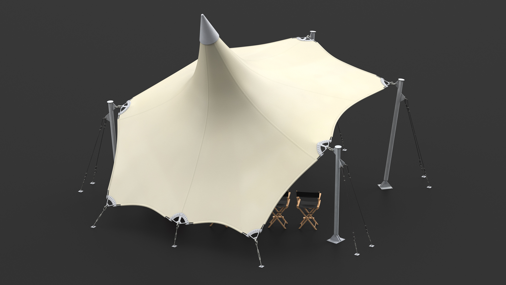 3D model Film Screening Background
