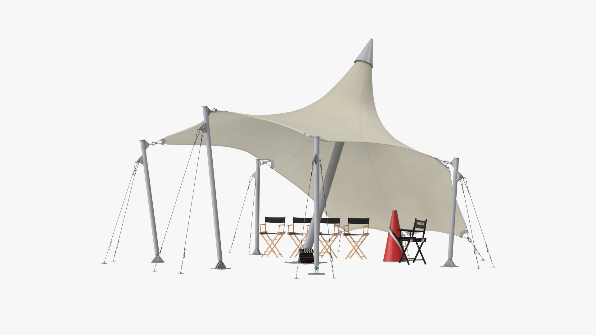 3D model Film Screening Background