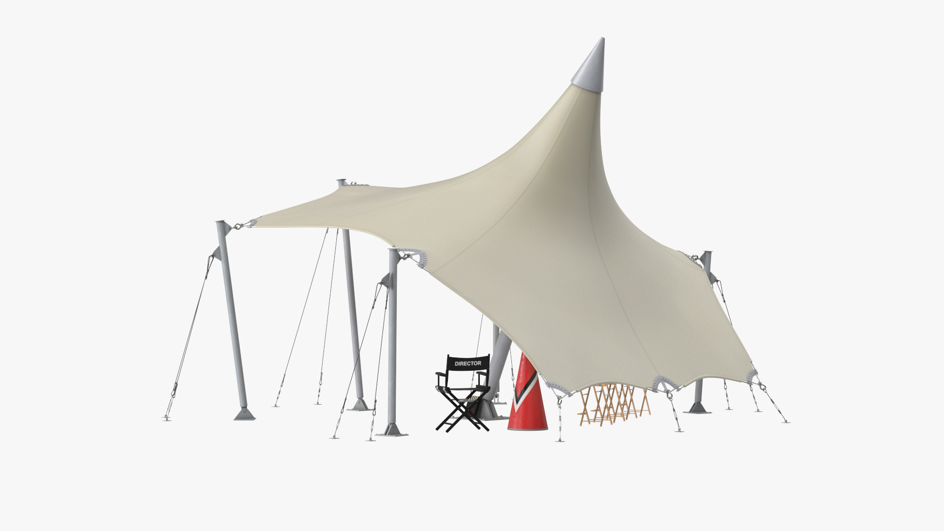 3D model Film Screening Background