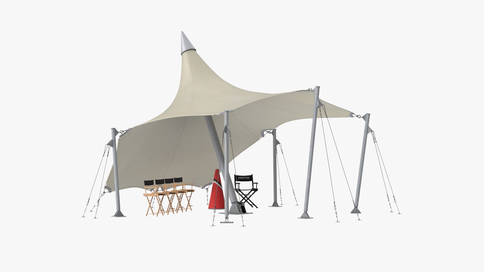 3D model Film Screening Background