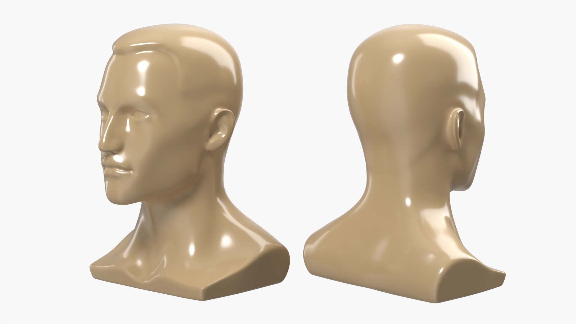 Black Military Style Cap on Mannequin Fur, view 6