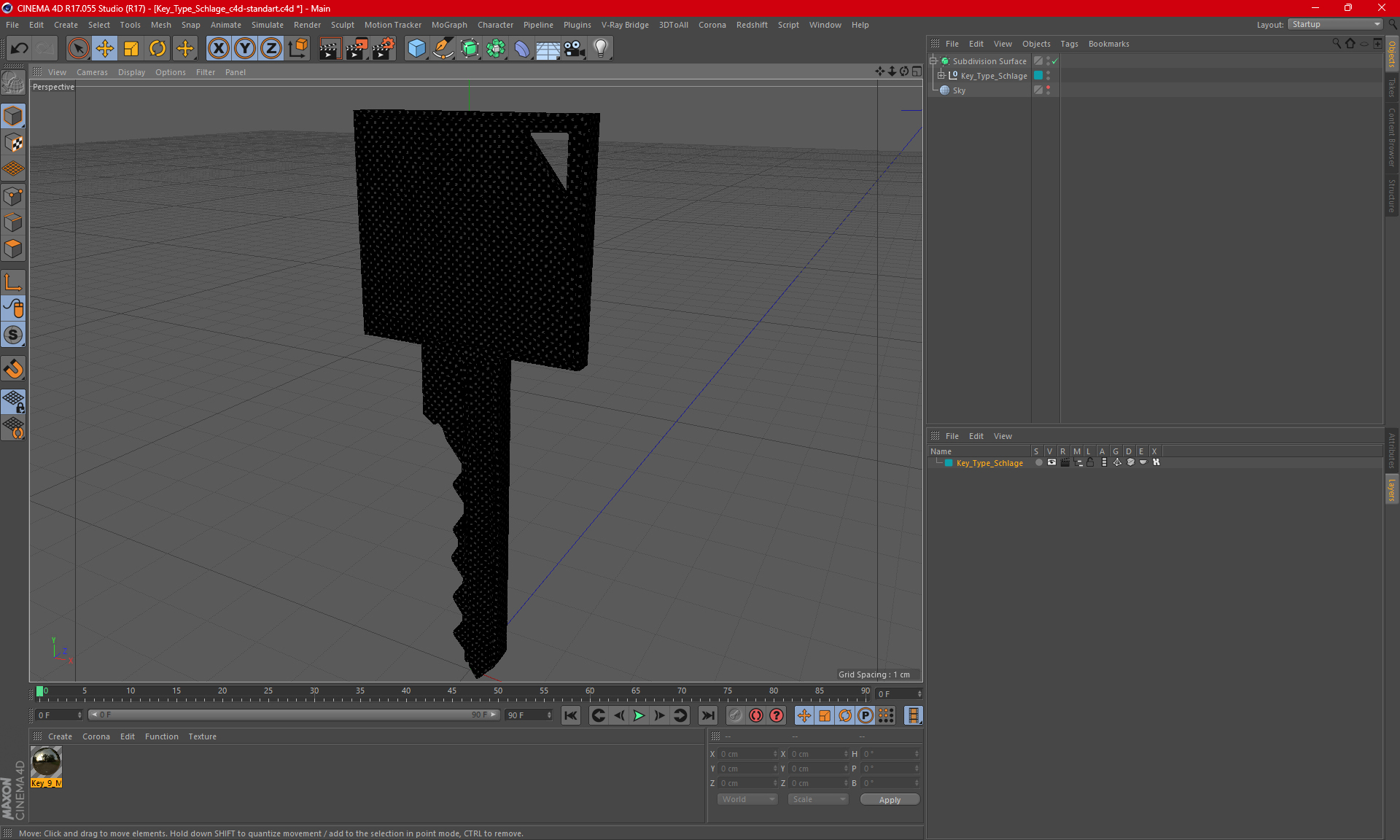 3D Key Type Schlage