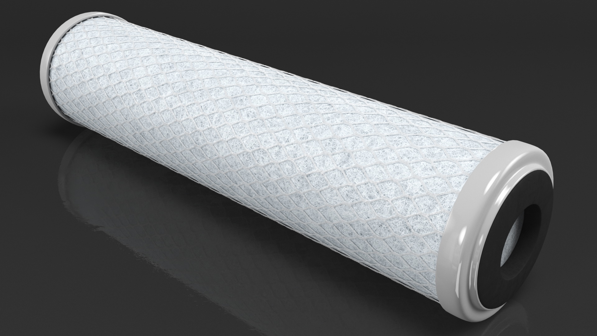 3D Universal 10 Inch Carbon Block Water Filter Cartridge model