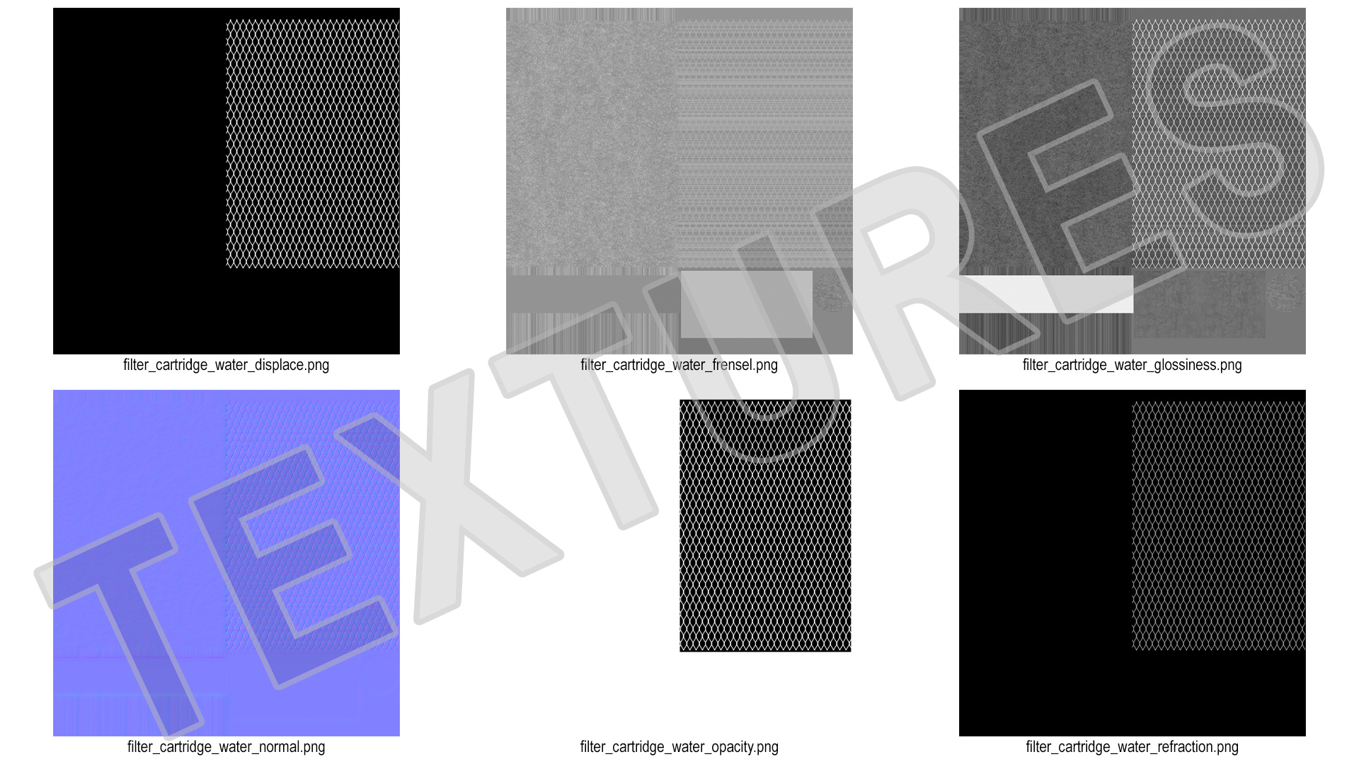3D Universal 10 Inch Carbon Block Water Filter Cartridge model