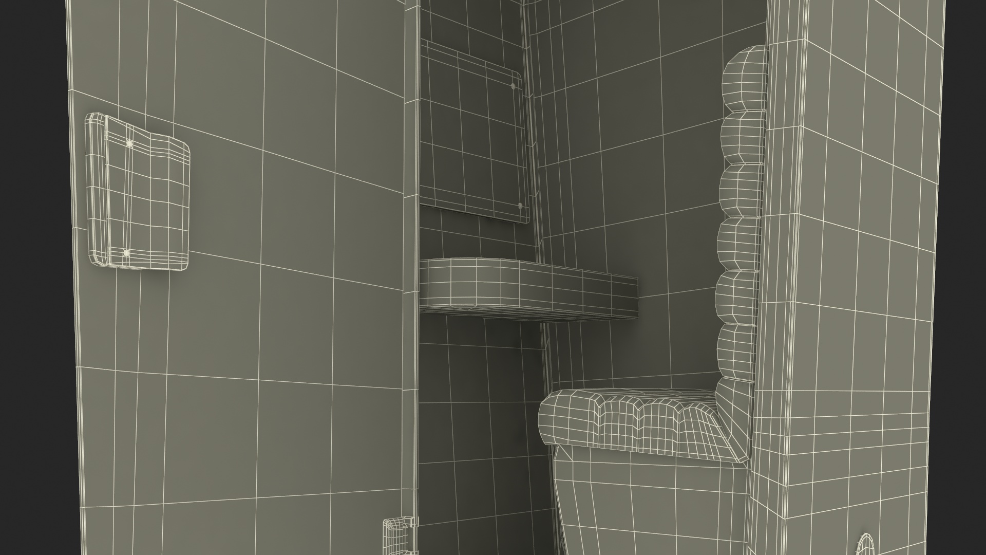 3D Conversation Booth model