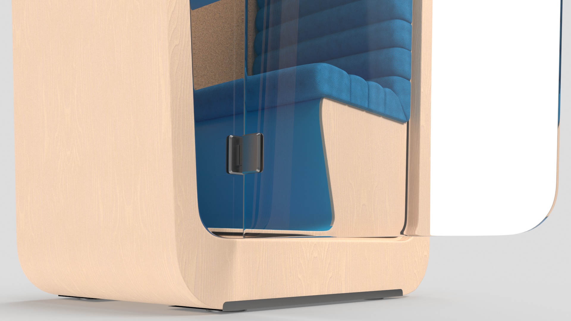 3D Conversation Booth model