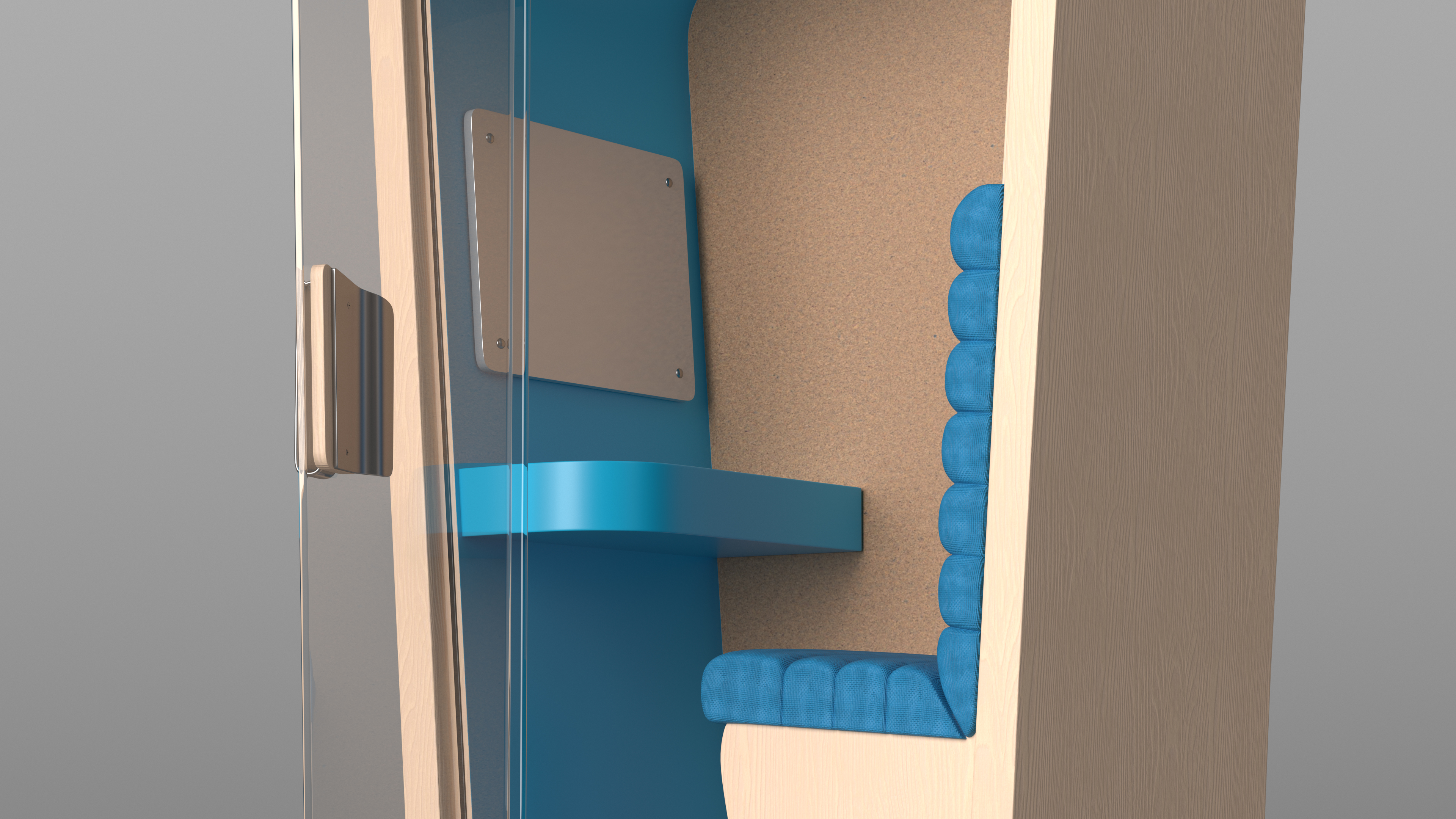 3D Conversation Booth model