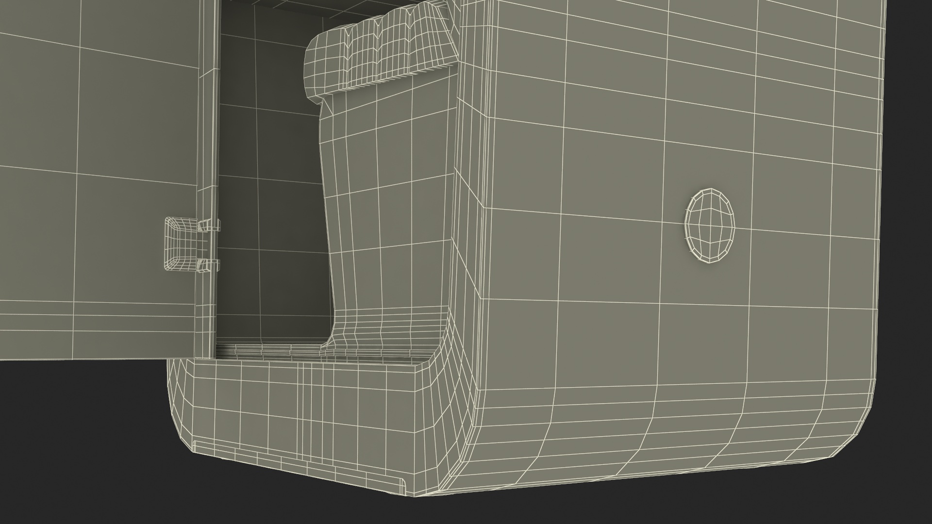 3D Conversation Booth model