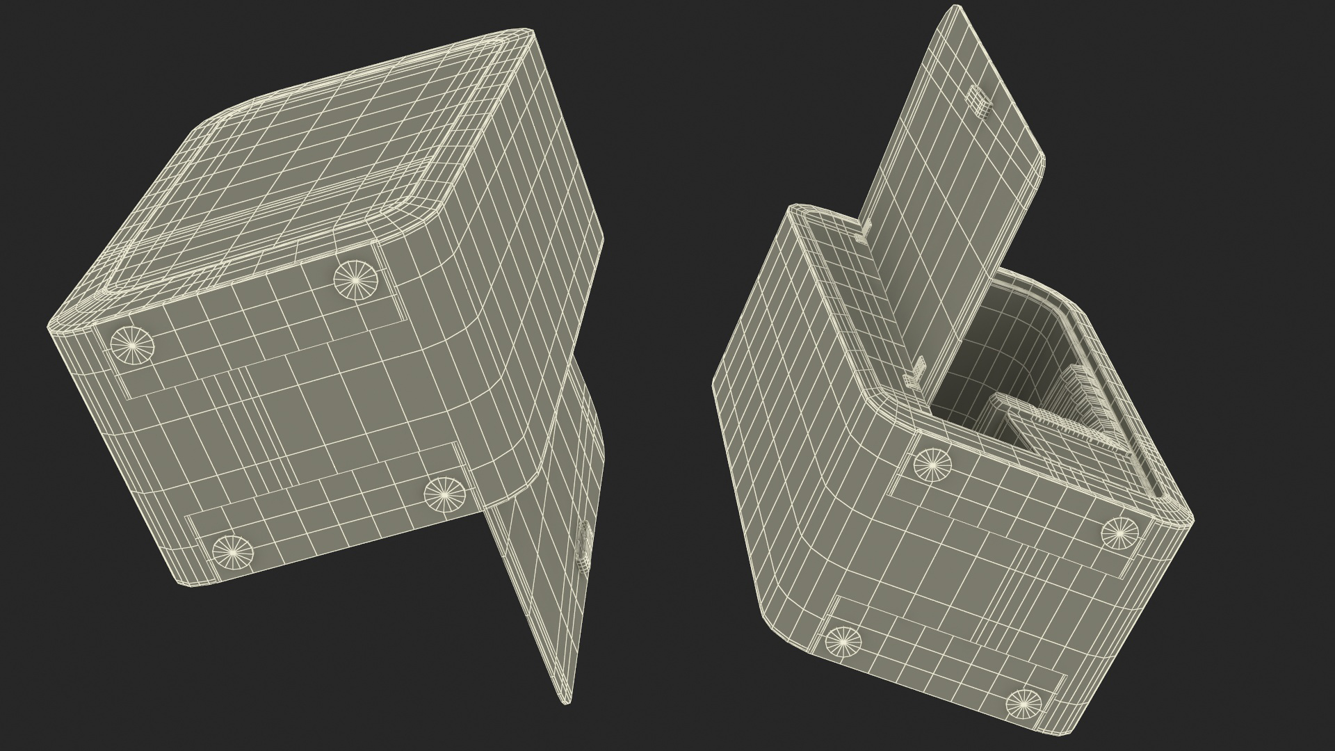 3D Conversation Booth model