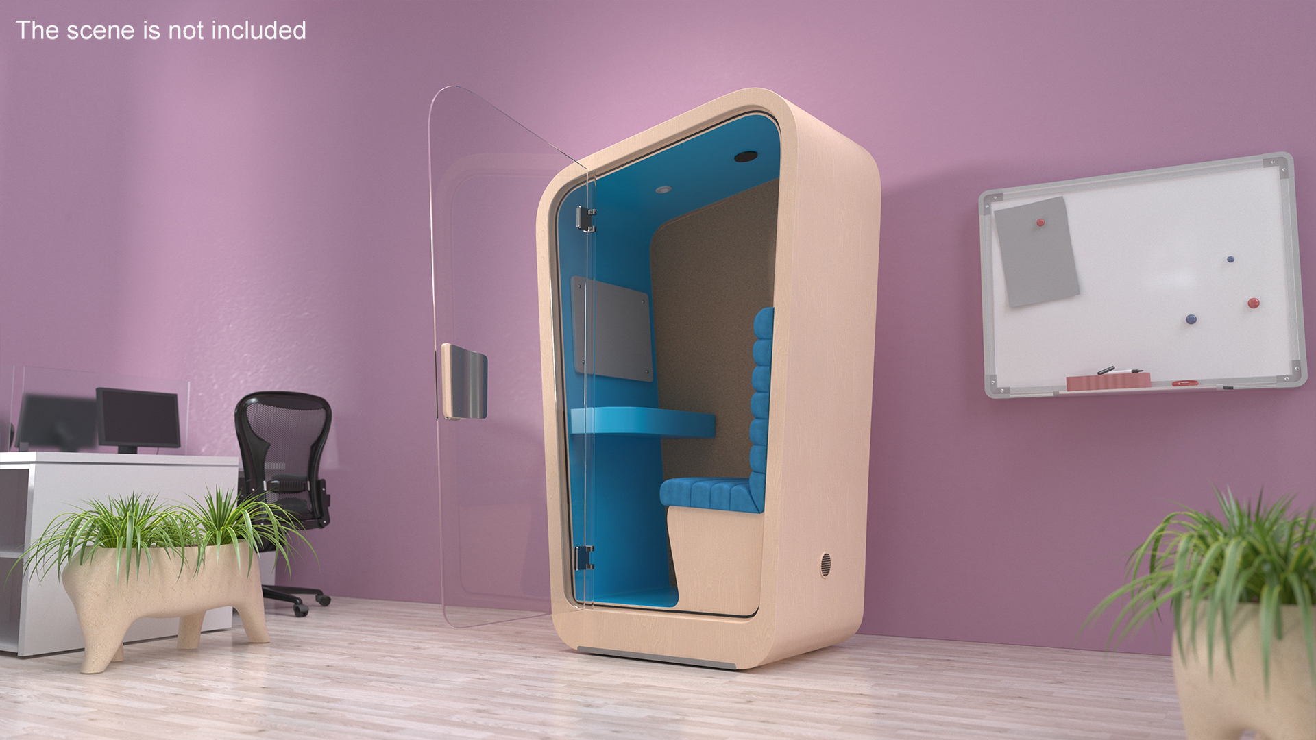 3D Conversation Booth model