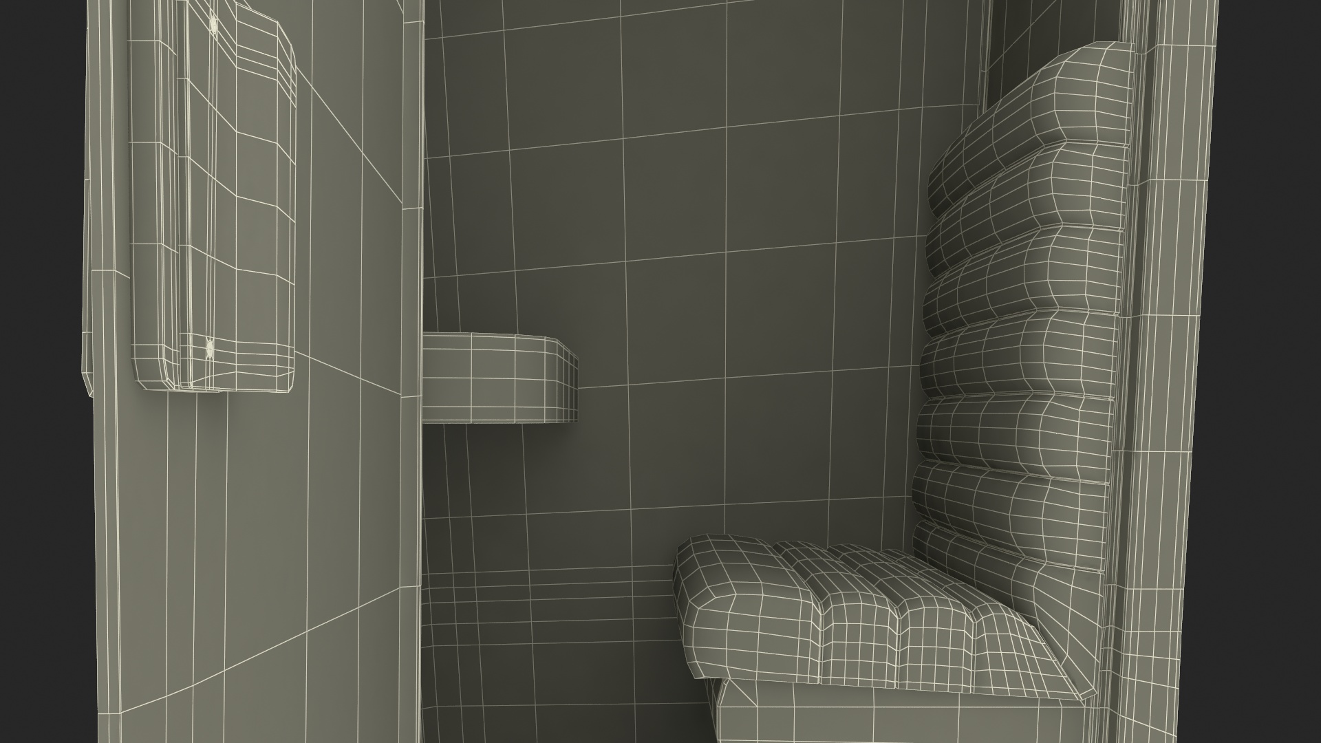 3D Conversation Booth model