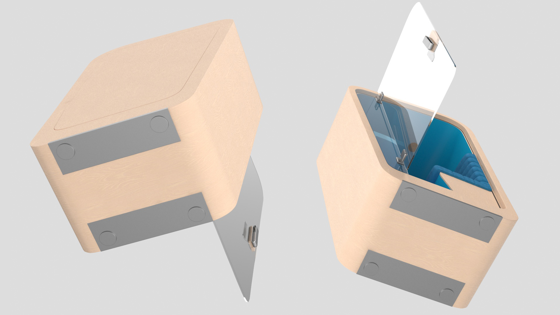 3D Conversation Booth model