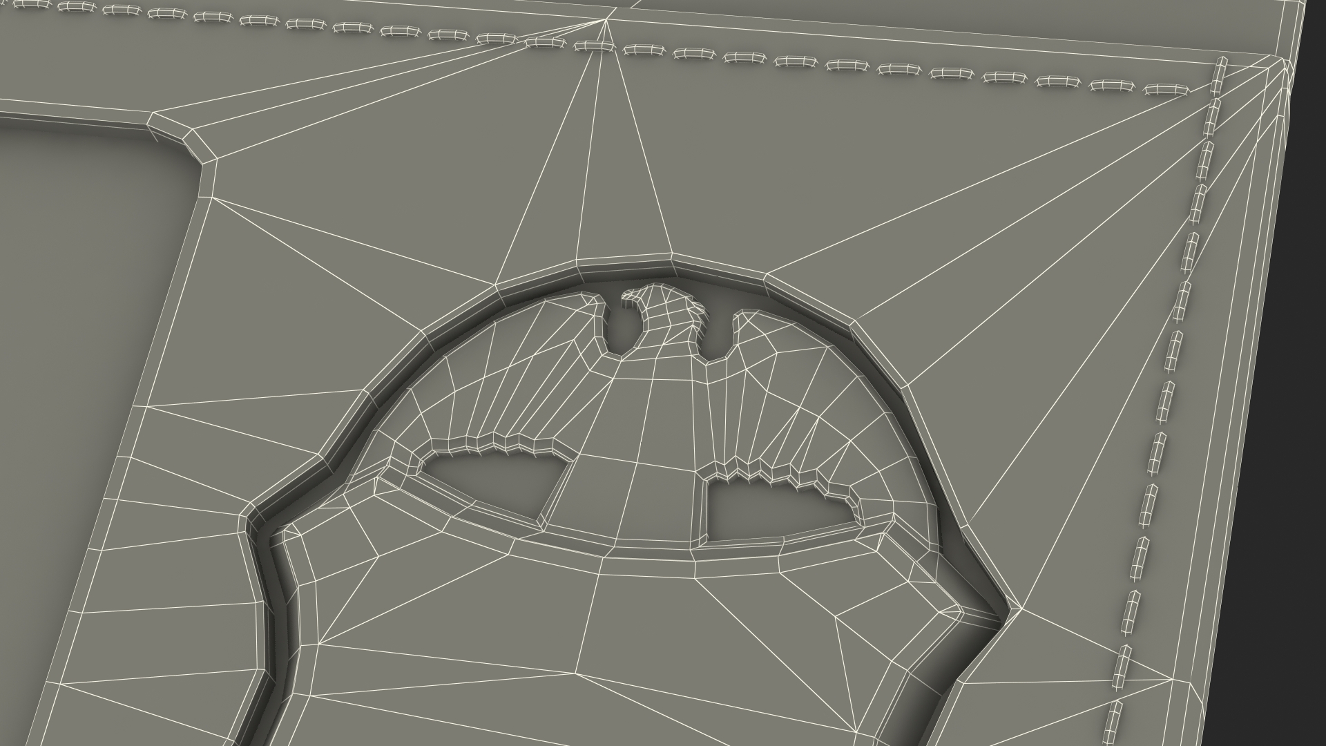 FBI Badge Open 3D model