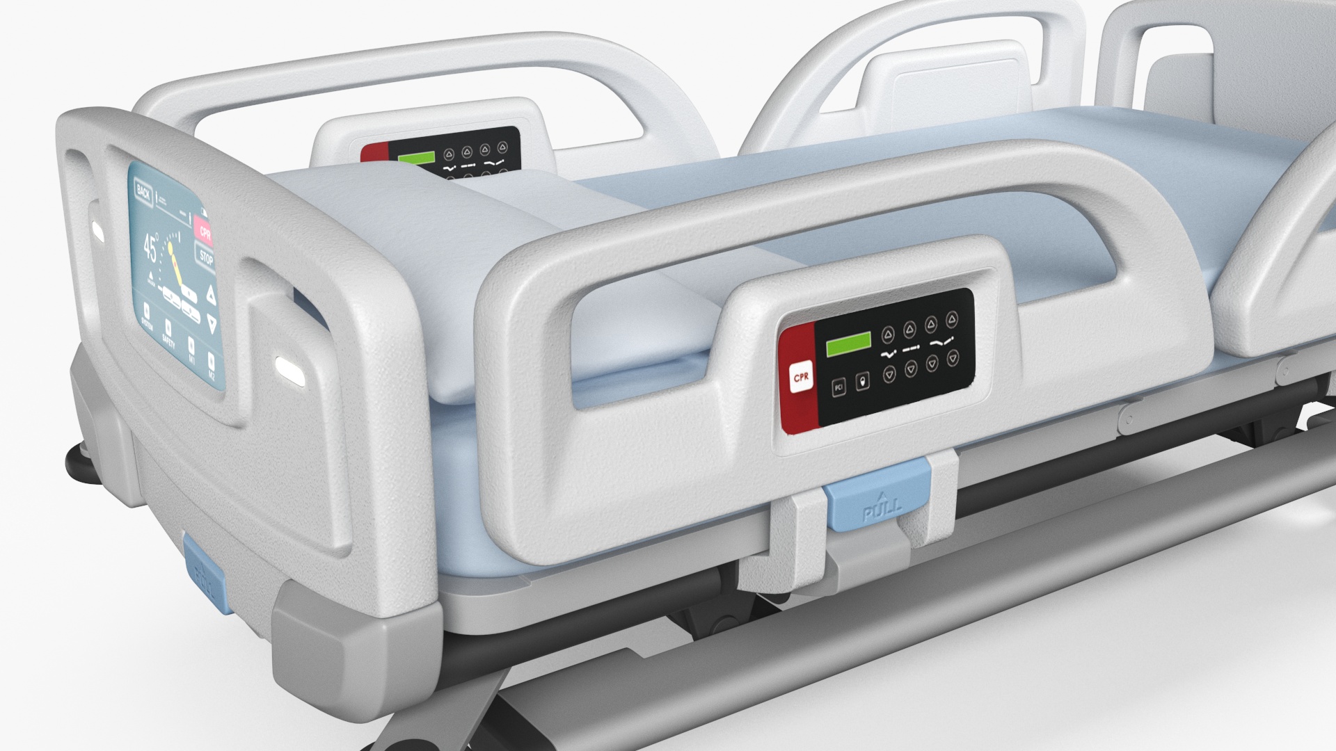 3D Smart Hospital Bed model