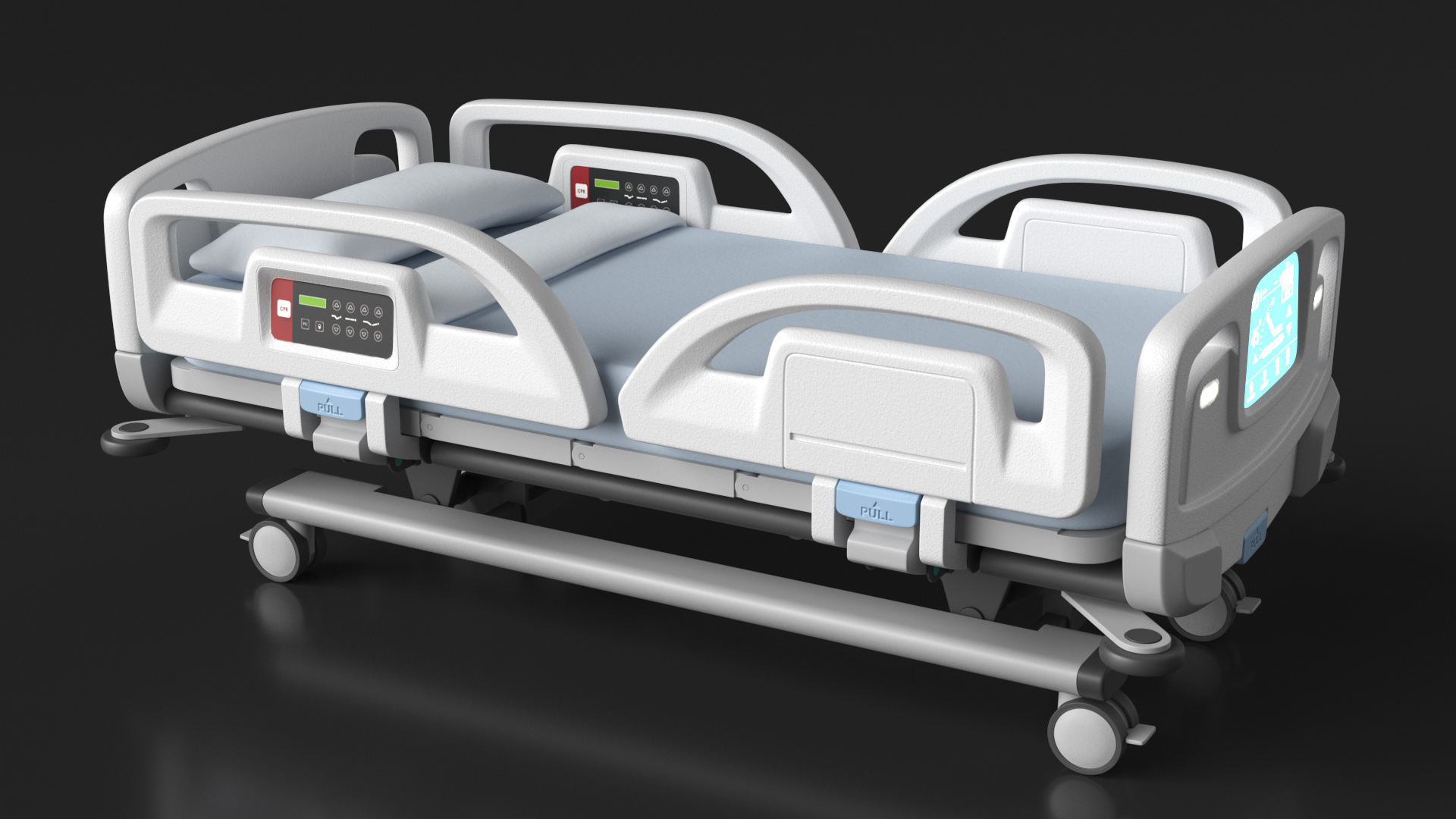 3D Smart Hospital Bed model