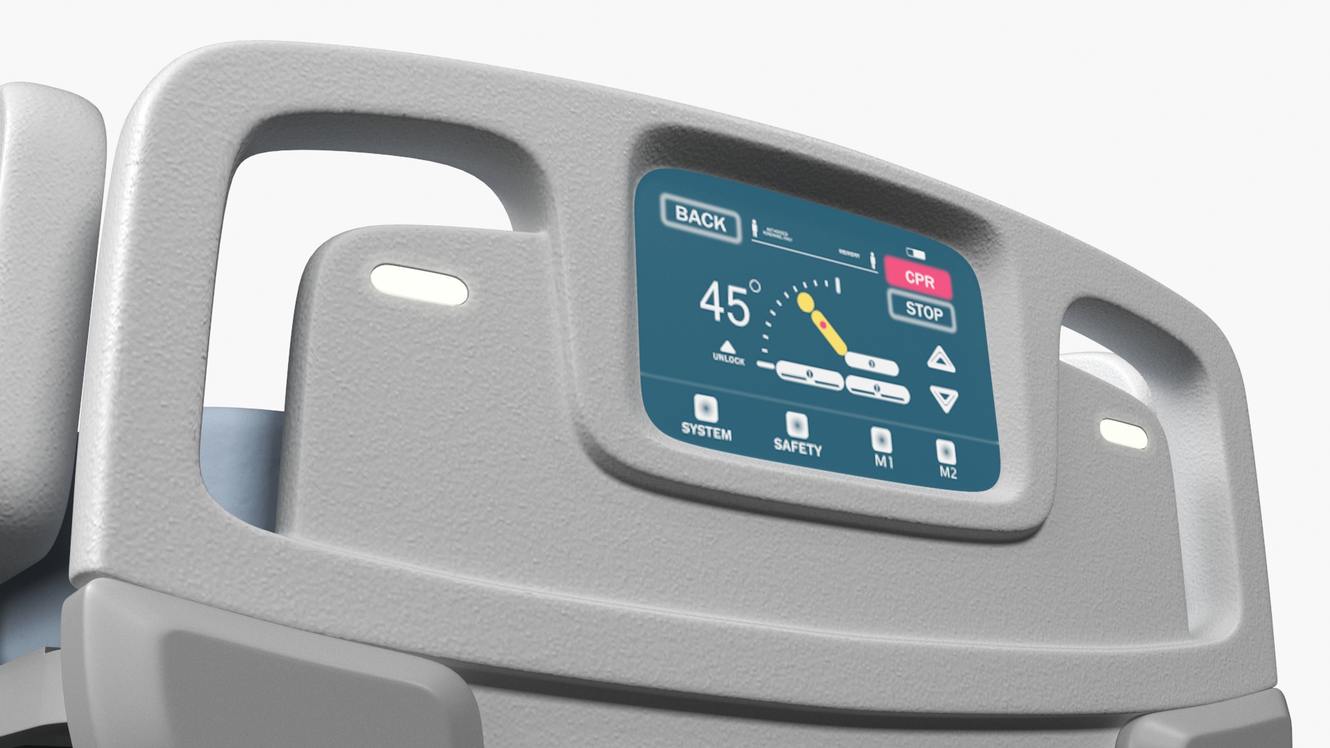 3D Smart Hospital Bed model