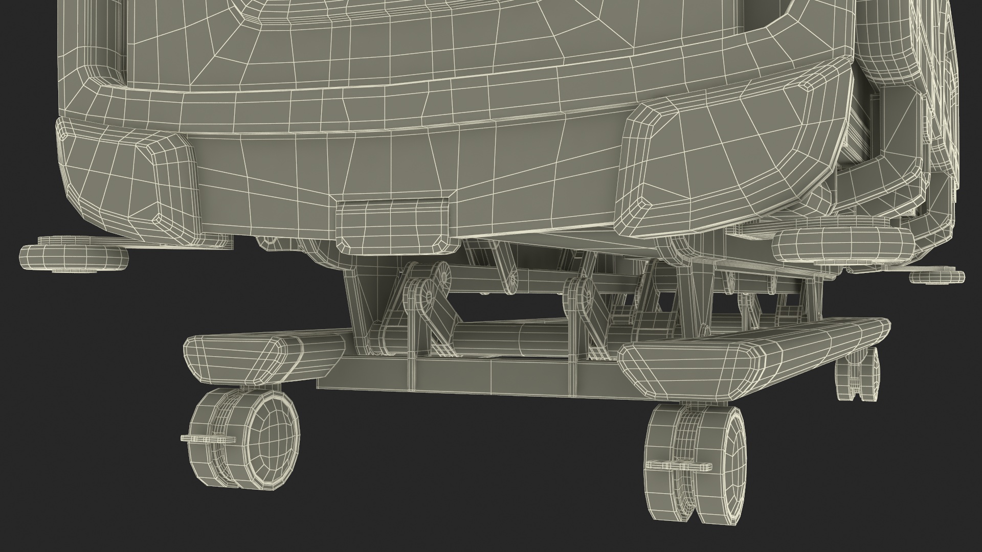 3D Smart Hospital Bed model