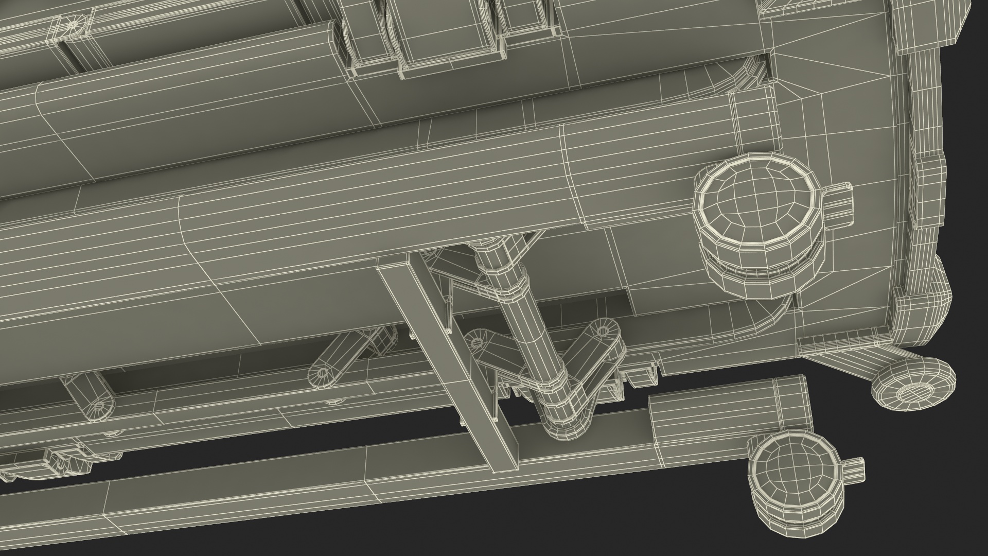 3D Smart Hospital Bed model