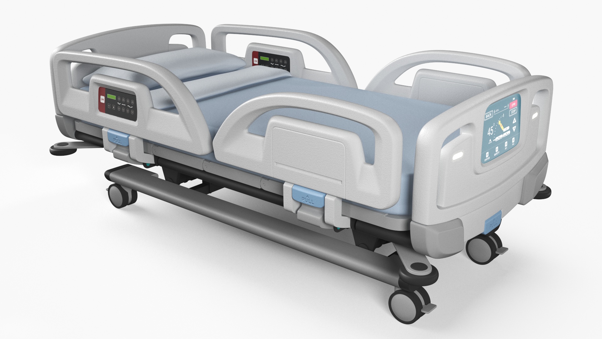 3D Smart Hospital Bed model