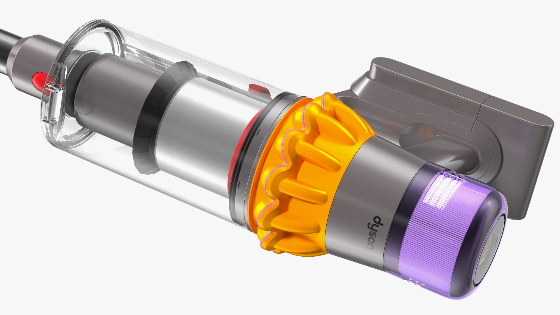Dyson V15 Detect Absolute Cordless Vacuum Cleaner with Turbine Nozzle 3D model