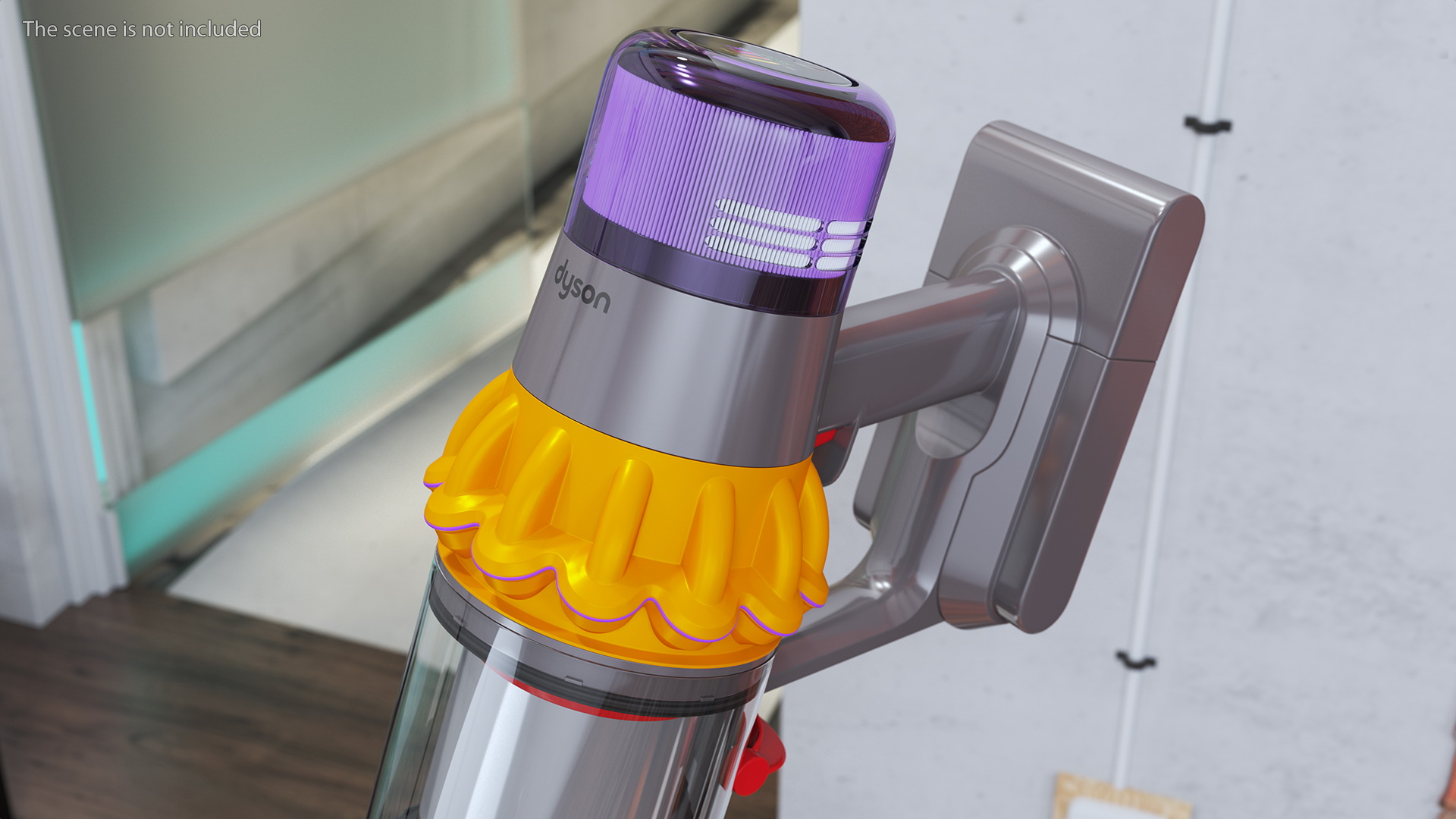 Dyson V15 Detect Absolute Cordless Vacuum Cleaner with Turbine Nozzle 3D model