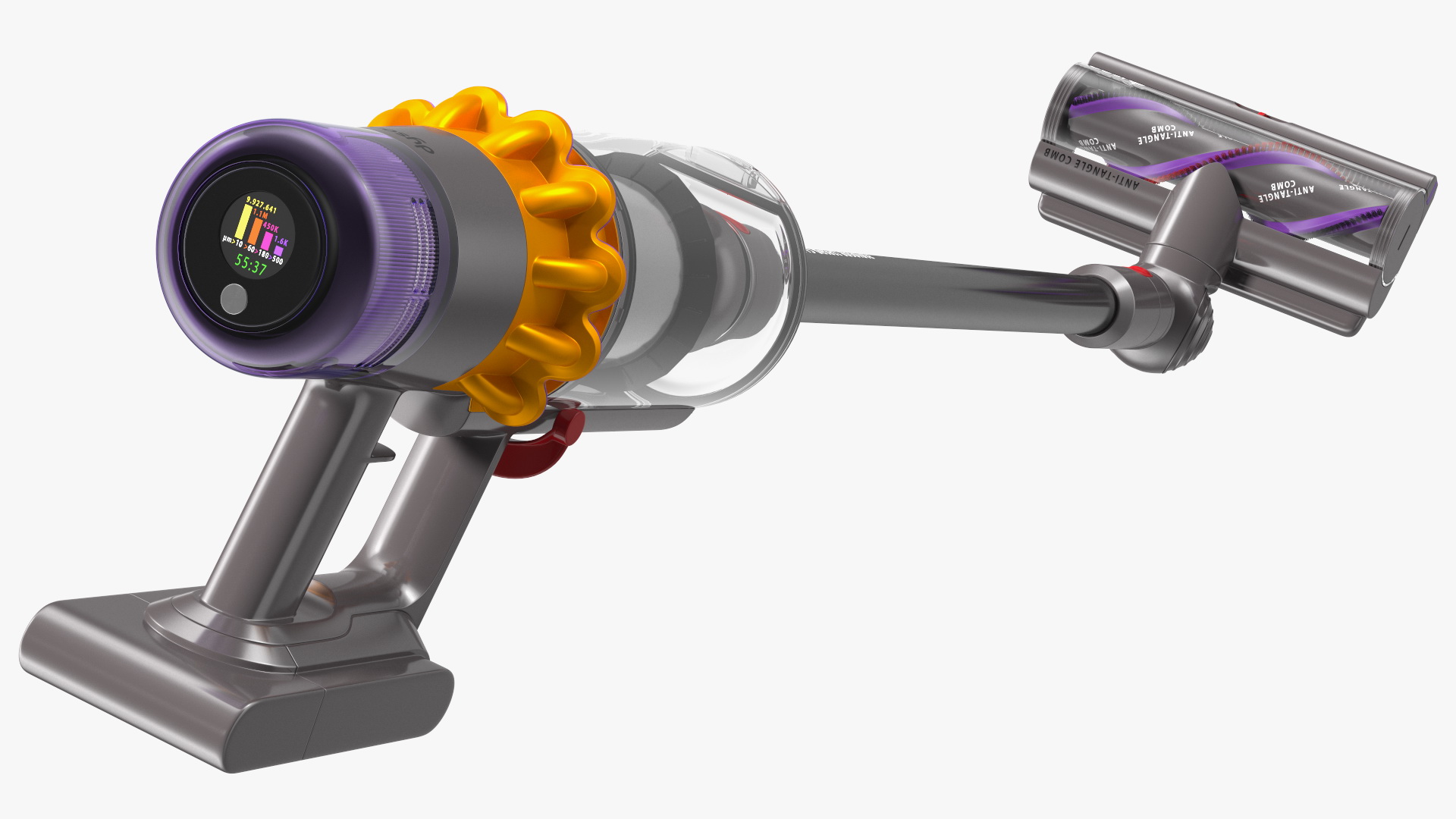 Dyson V15 Detect Absolute Cordless Vacuum Cleaner with Turbine Nozzle 3D model