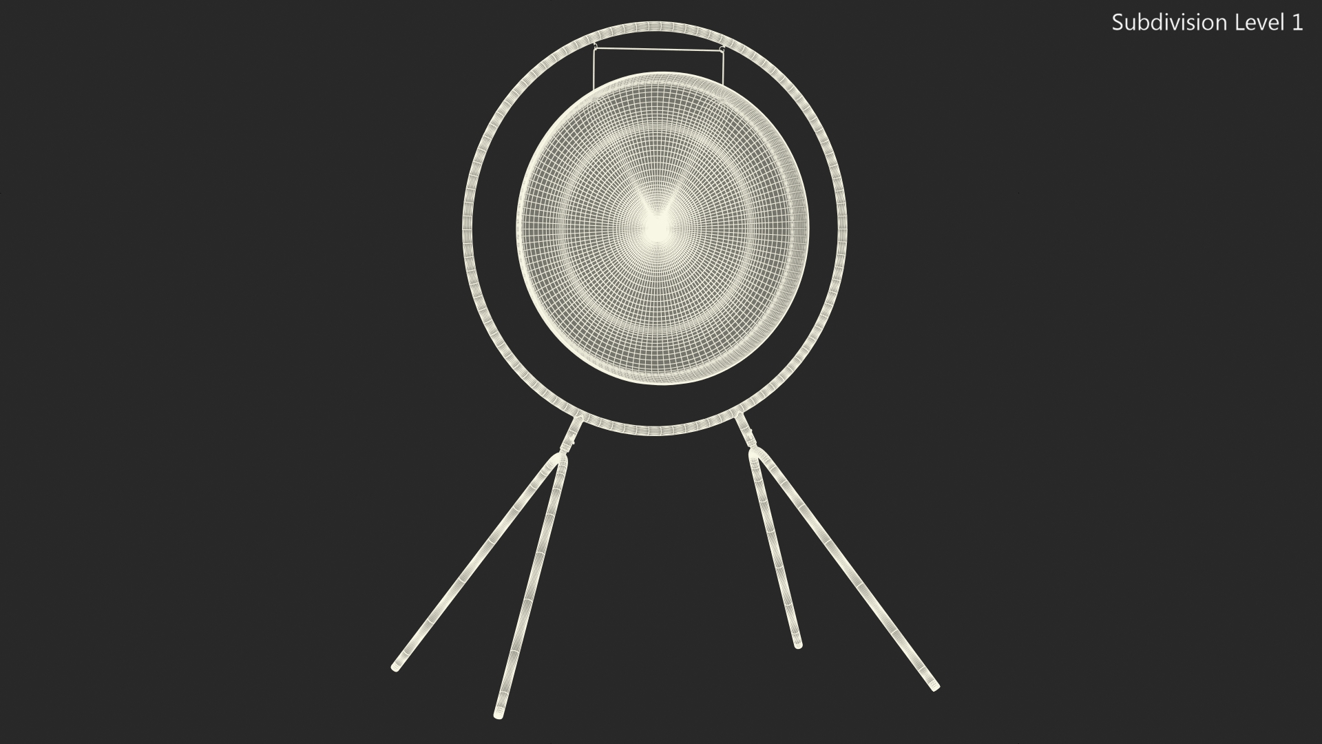 3D Symphonic Gong Paiste 28 inch Round Stand