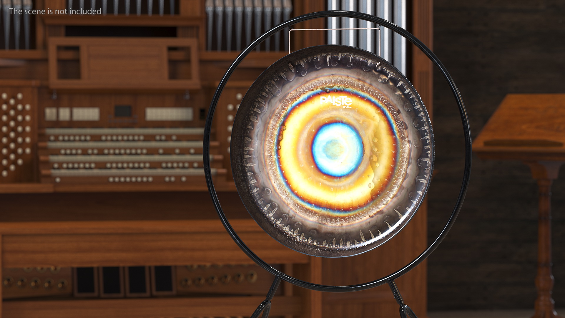 3D Symphonic Gong Paiste 28 inch Round Stand