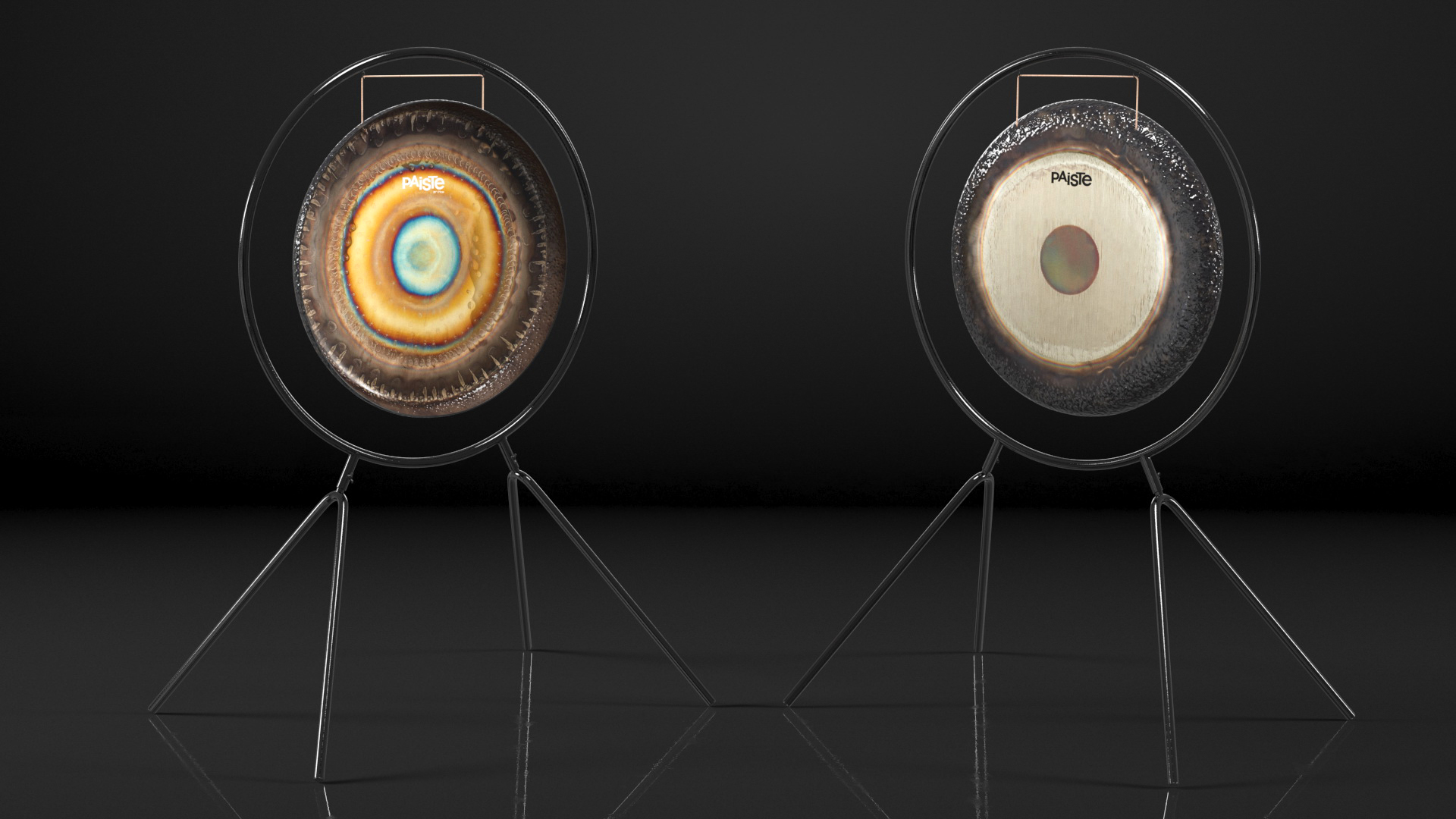 3D Symphonic Gong Paiste 28 inch Round Stand
