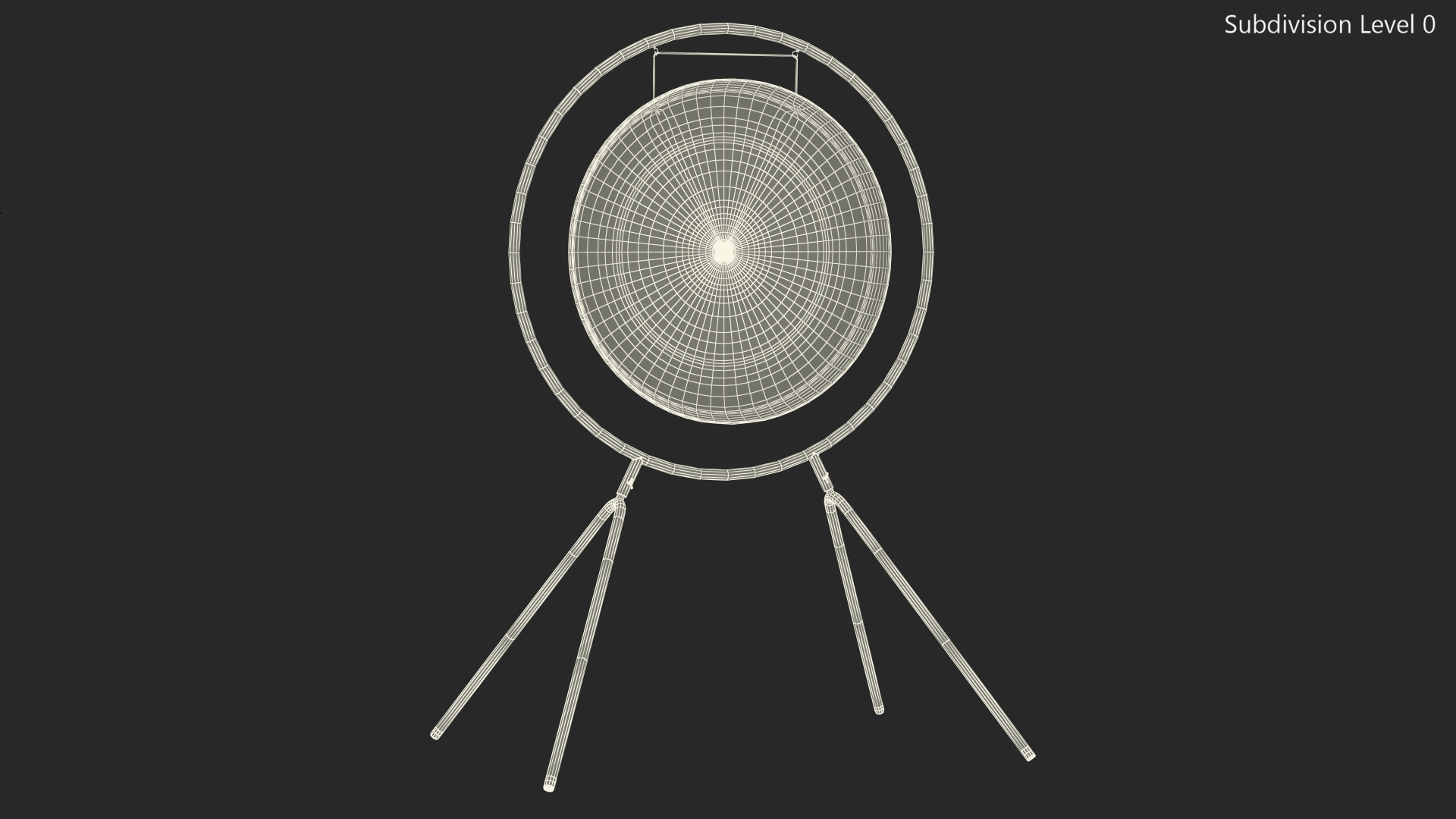3D Symphonic Gong Paiste 28 inch Round Stand