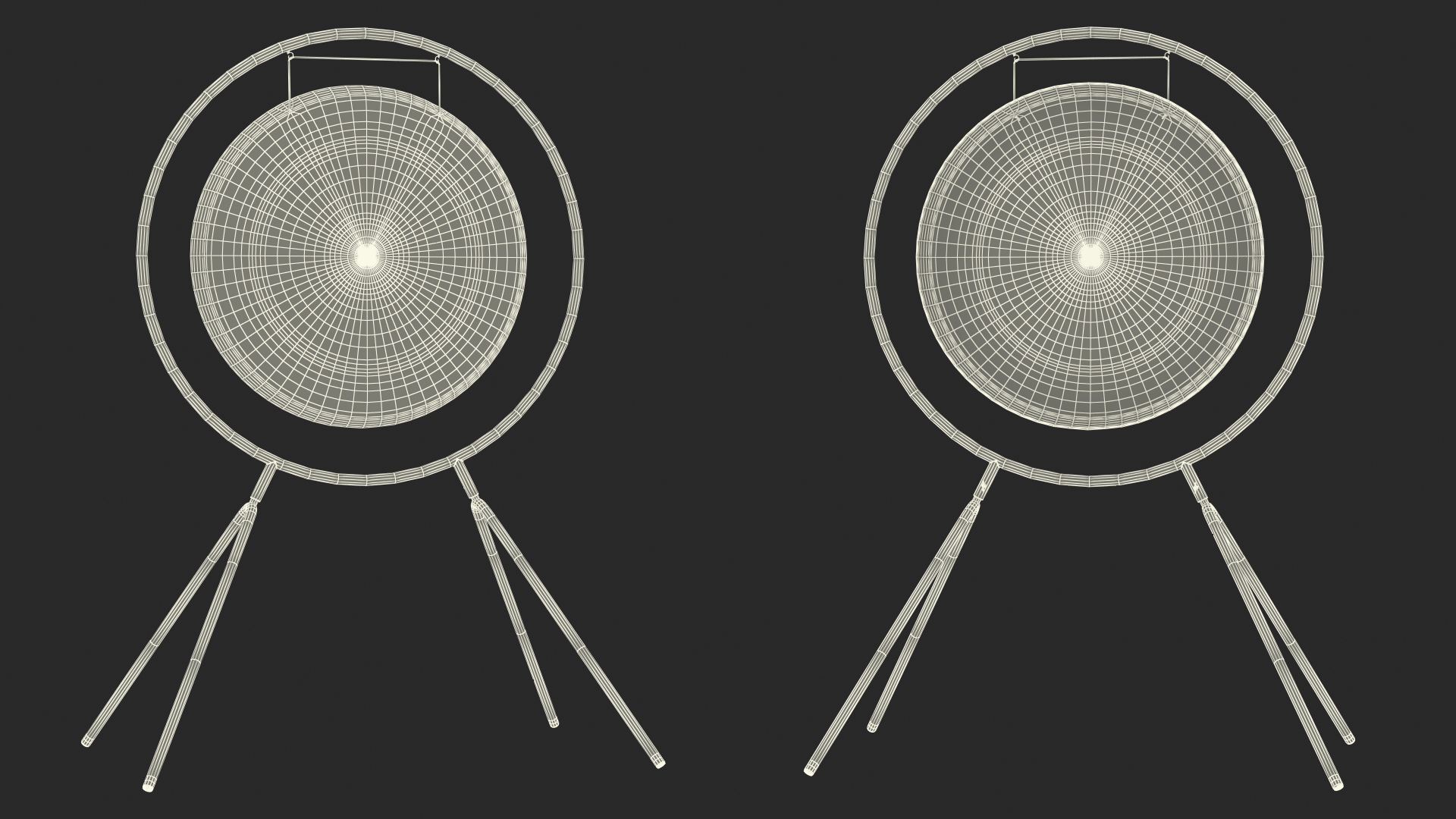 3D Symphonic Gong Paiste 28 inch Round Stand