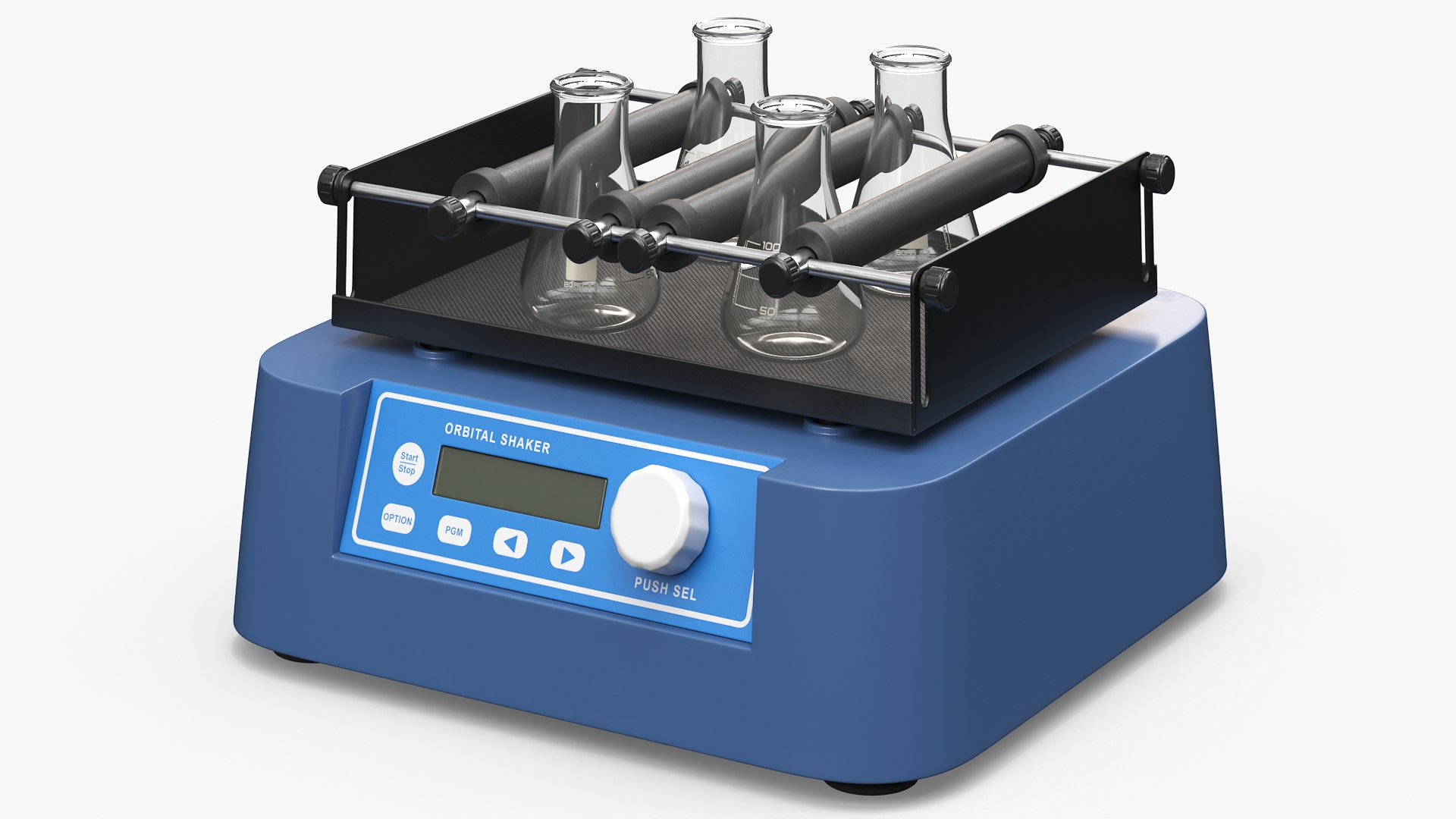 Digital Orbital Shaker with Flasks, view 5