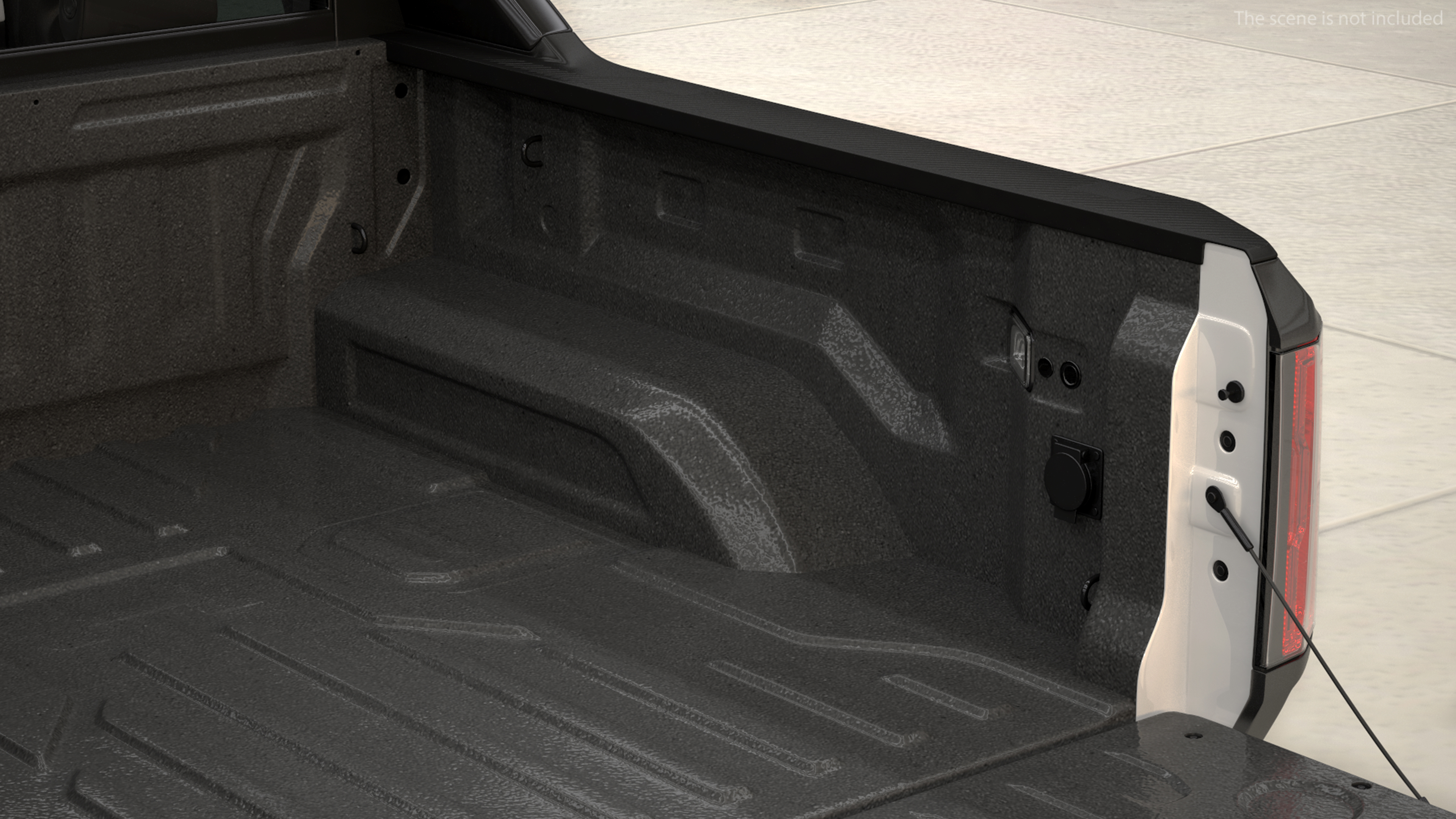 GMC Hummer EV PICKUP Lights On Rigged 3D