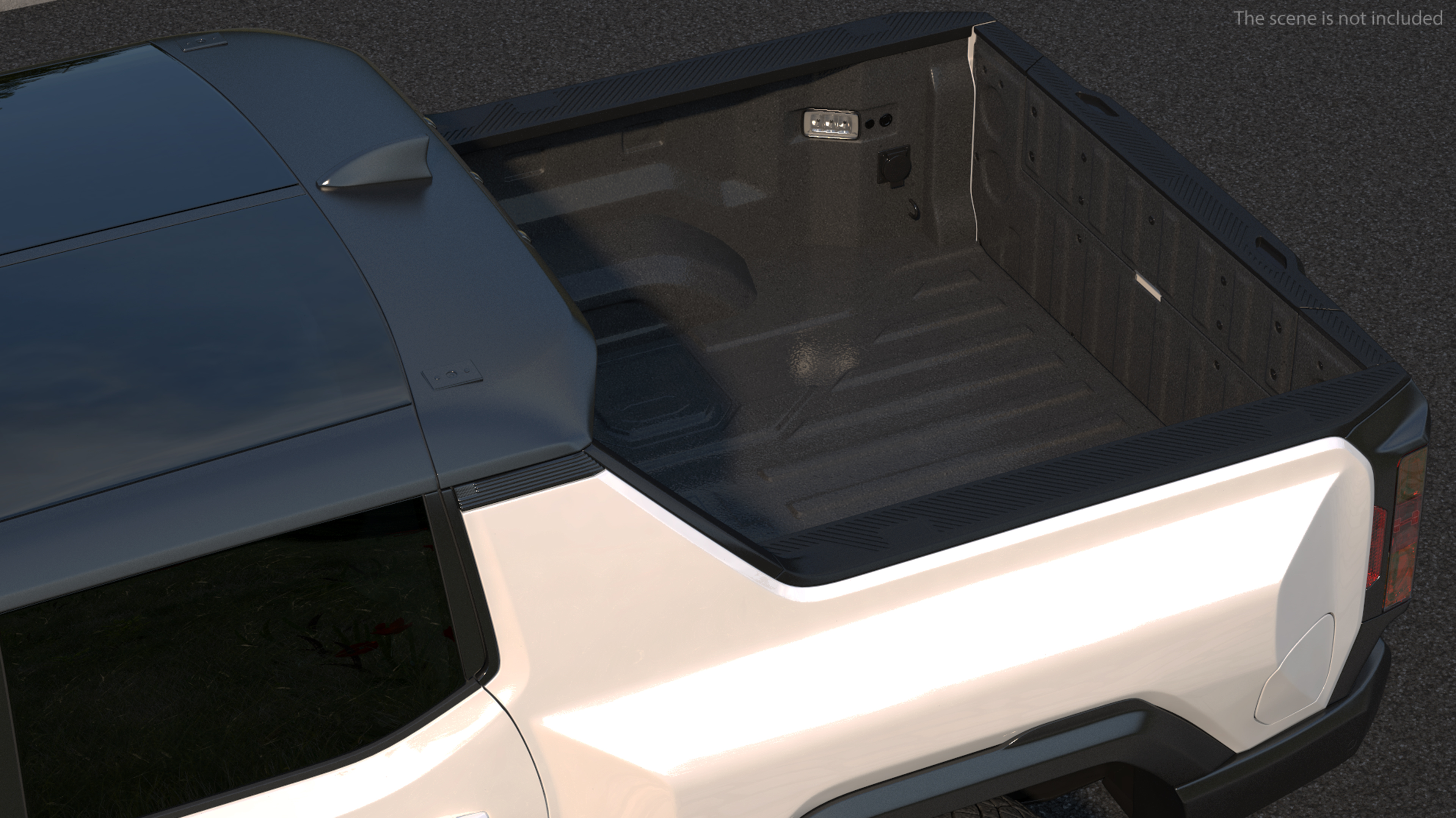 GMC Hummer EV PICKUP Lights On Rigged 3D