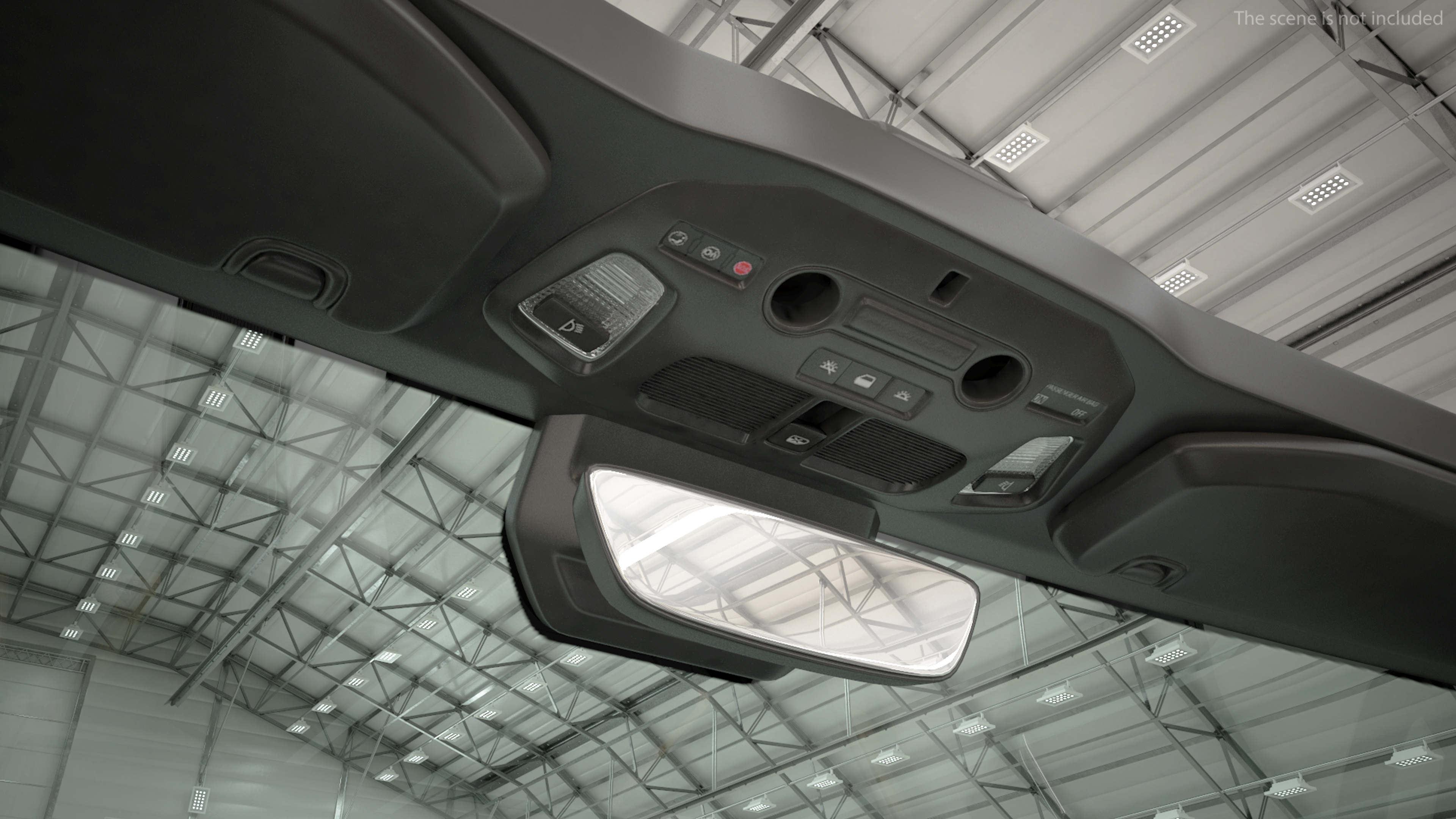 GMC Hummer EV PICKUP Lights On Rigged 3D