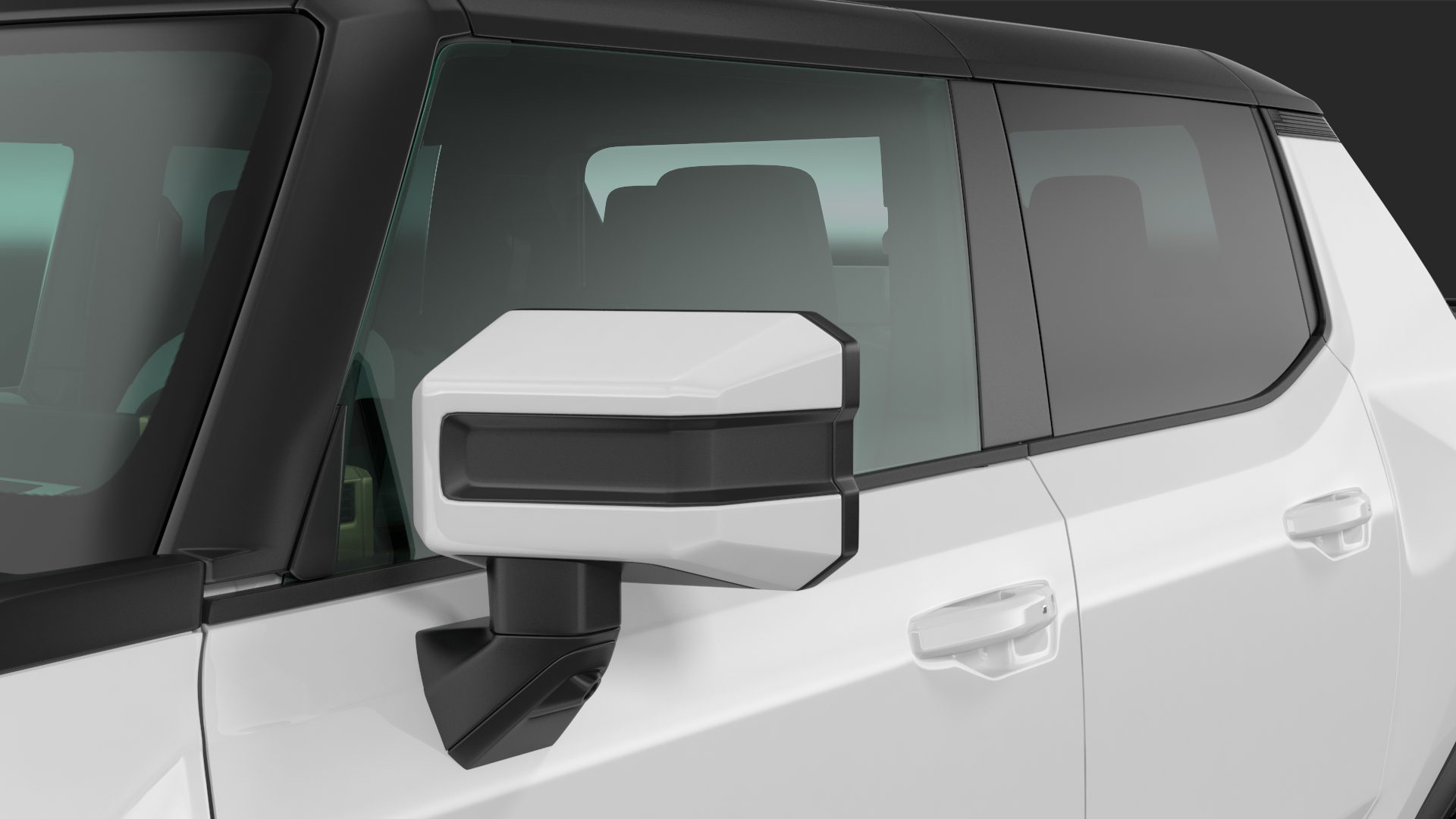 GMC Hummer EV PICKUP Lights On Rigged 3D