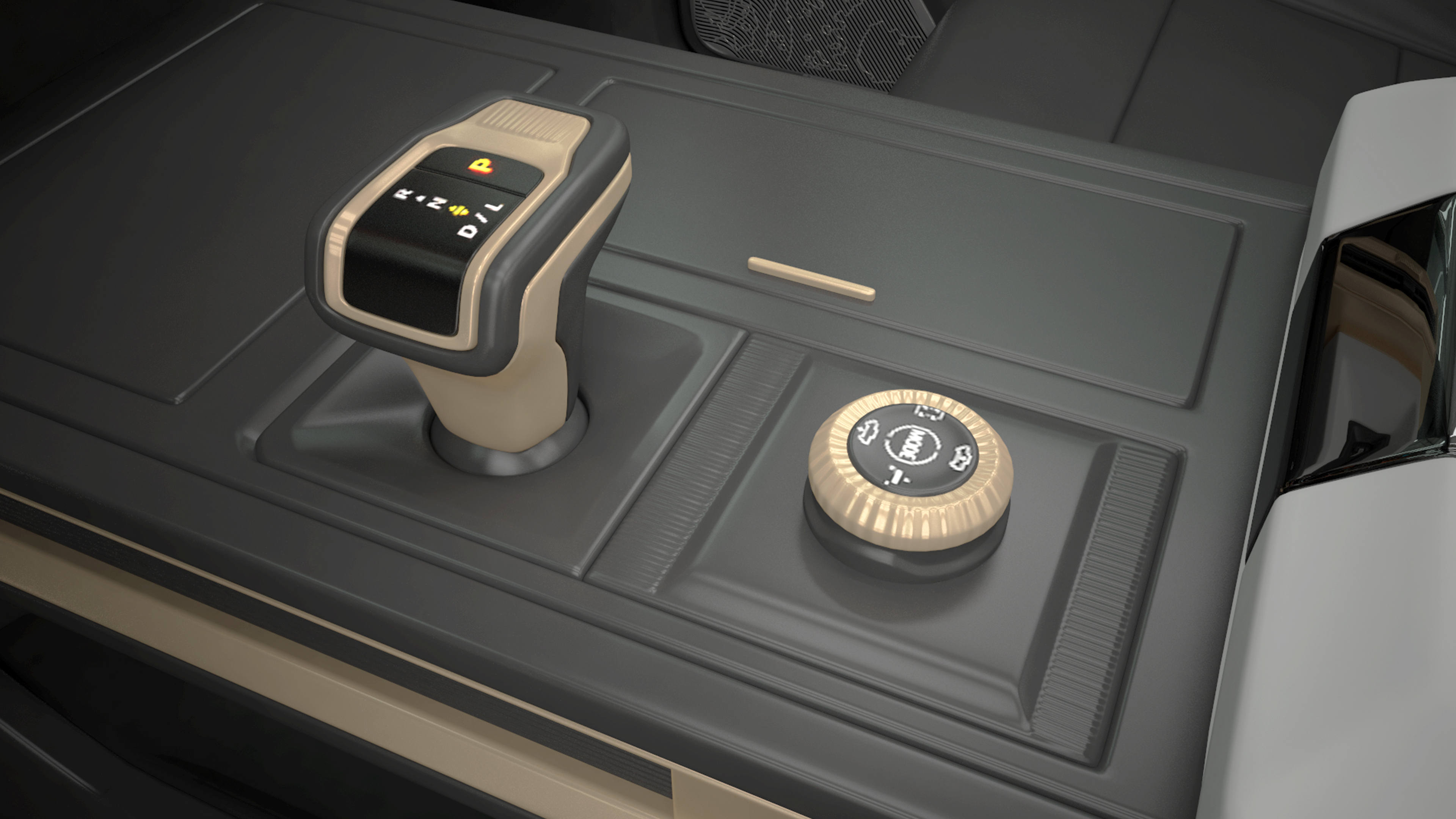 GMC Hummer EV PICKUP Lights On Rigged 3D