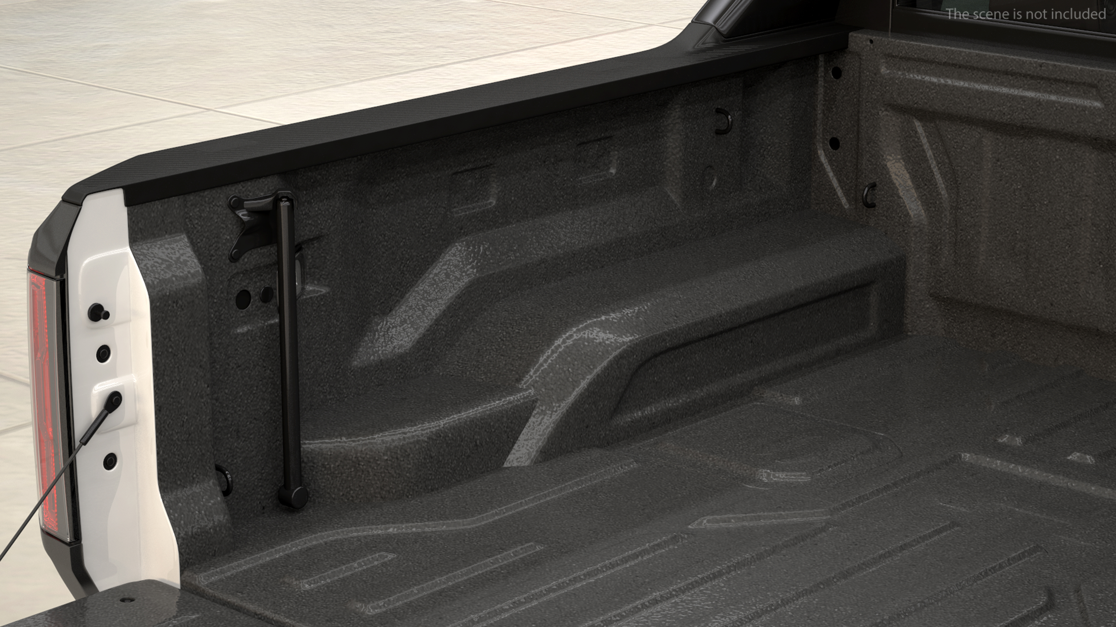 GMC Hummer EV PICKUP Lights On Rigged 3D